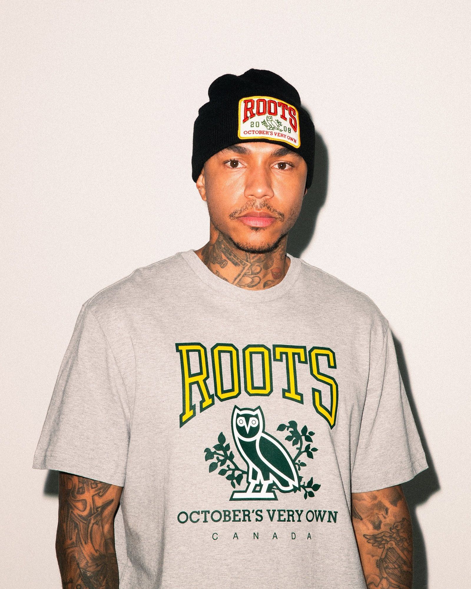 October's Very Own × Roots OVO X ROOTS PATCH TOQUE BEANIE Size ONE SIZE - 3 Thumbnail
