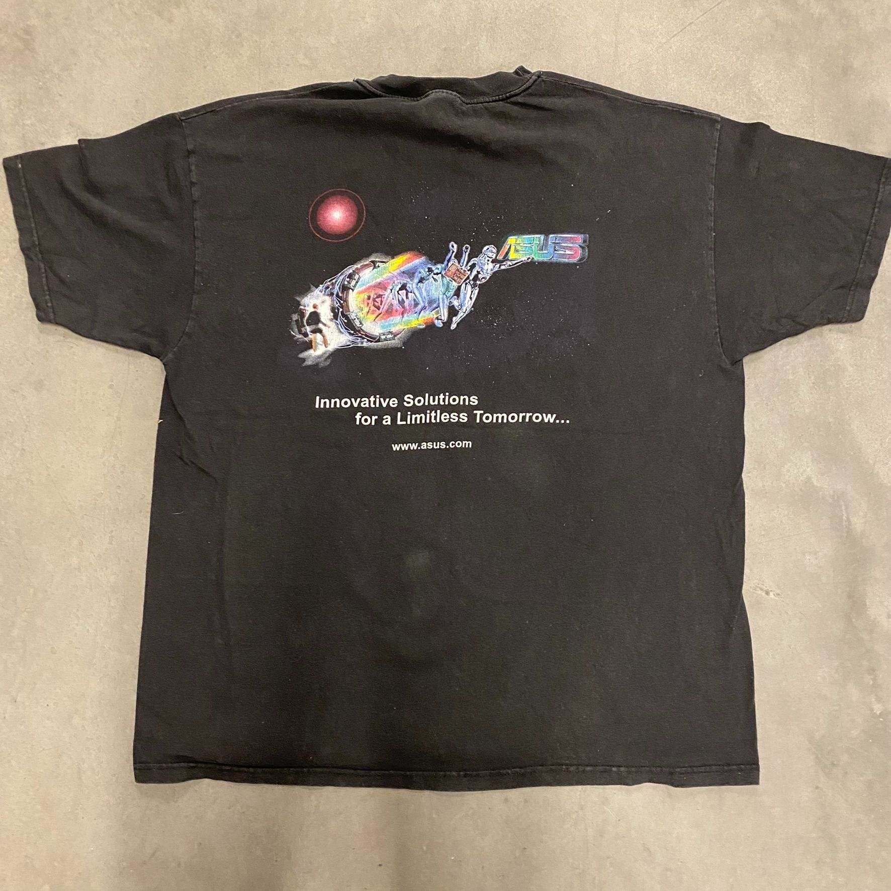 Hanes ASUS Computer Tech Vintage T-Shirt Size US XL / EU 56 / 4 - 1 Thumbnail