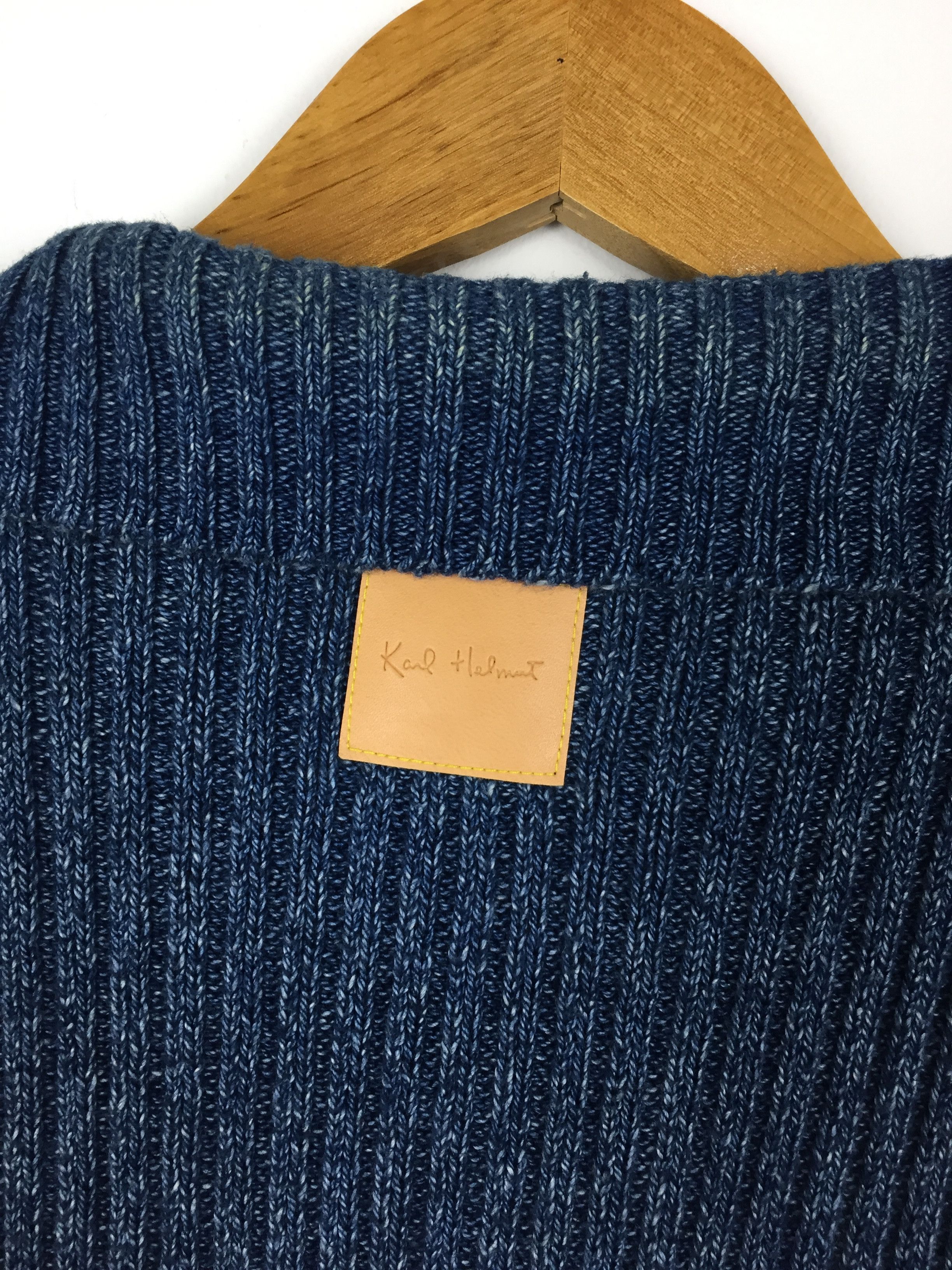 Blue Blue Japan Pink House hybrid knit denim shirt Size US L / EU 52-54 / 3 - 9 Thumbnail