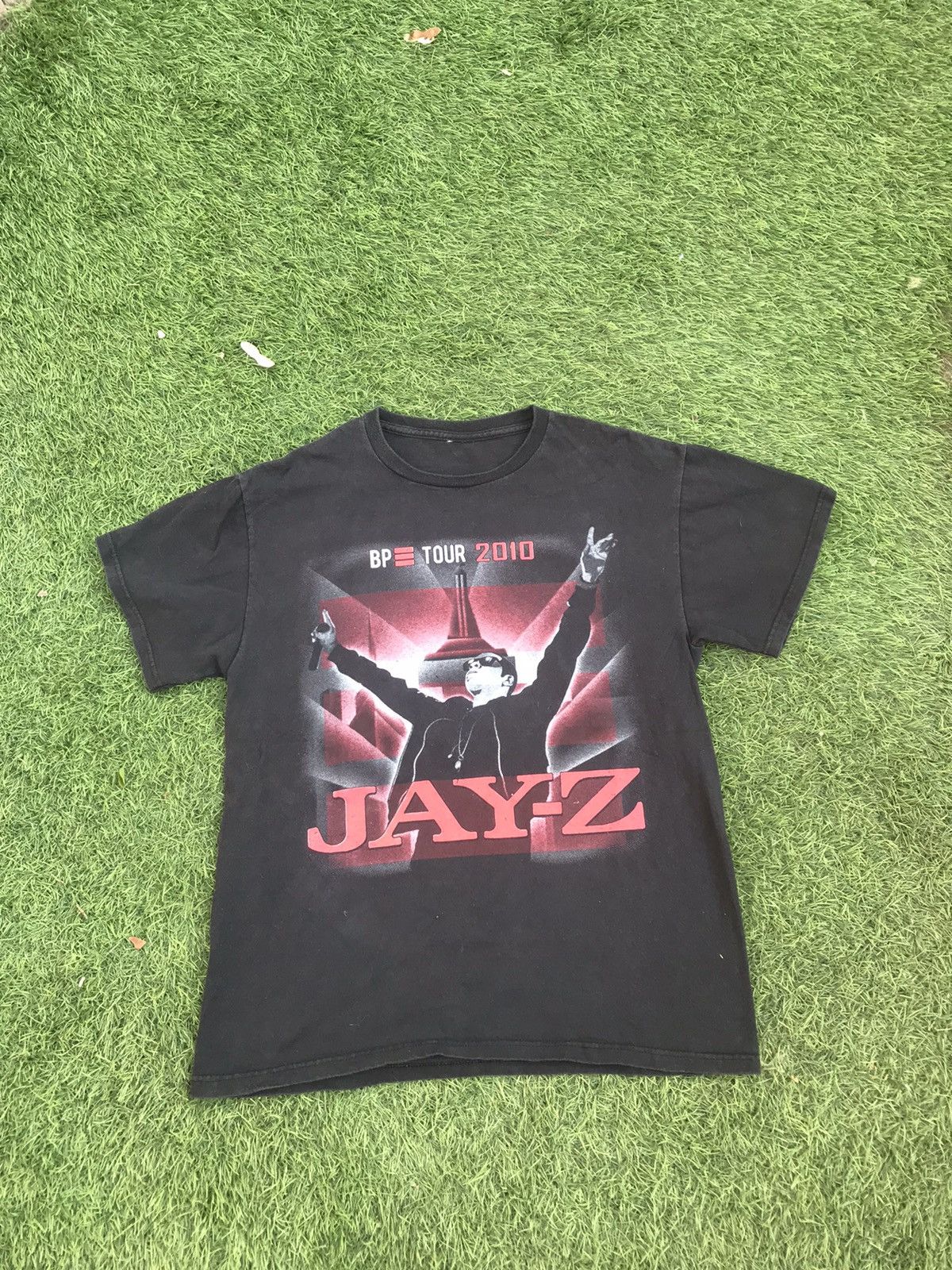 Jay-Z × Rap Tees × Vintage Vintage jay z BP Tour 2010 t