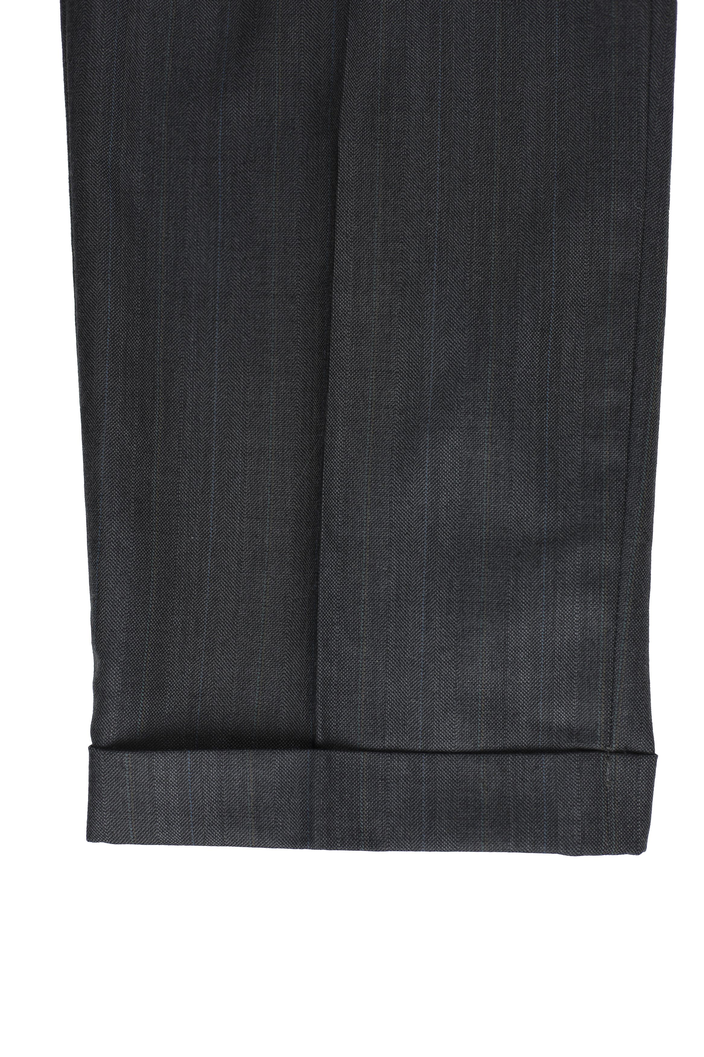 Christian Dior Monsieur Christian Dior Double Breasted Pinstripe Navy Suit Chest 40 Size 40R - 7 Thumbnail