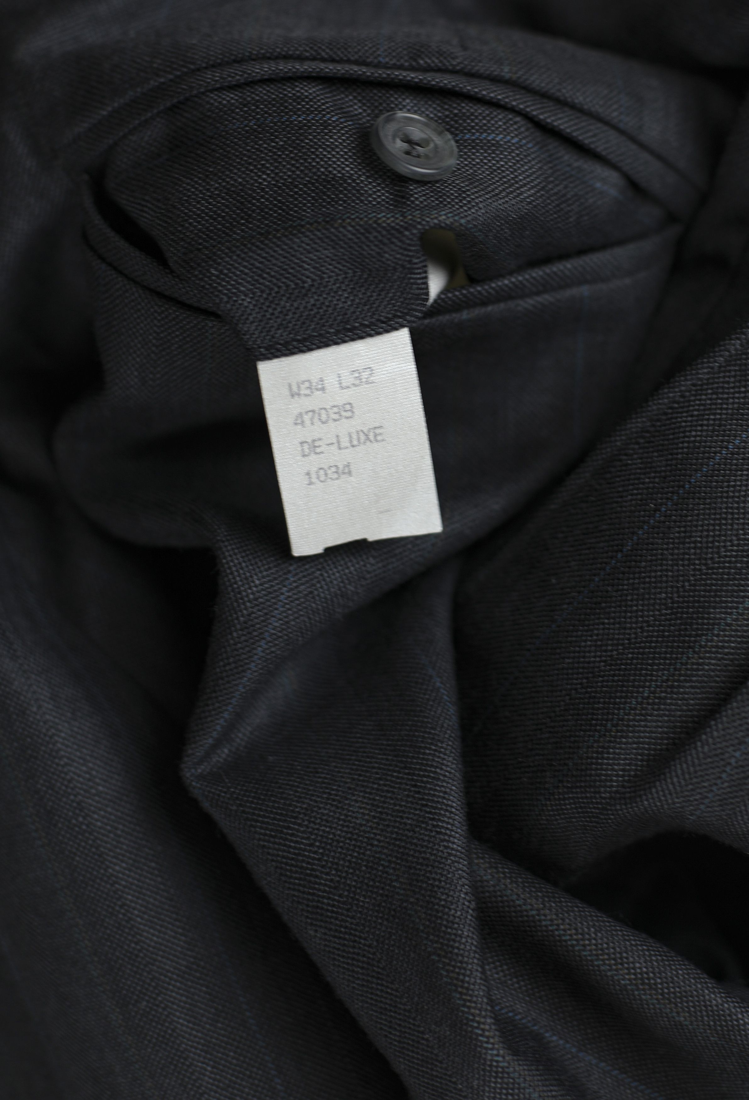 Christian Dior Monsieur Christian Dior Double Breasted Pinstripe Navy Suit Chest 40 Size 40R - 13 Thumbnail