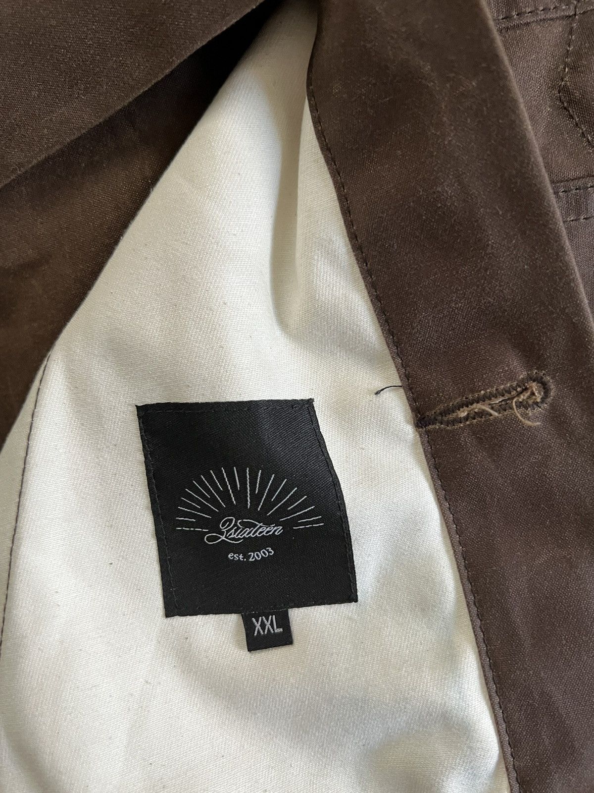 3sixteen Modified Type-3 Jacket in Field Tan Waxed Canvas Size US XXL / EU 58 / 5 - 6 Preview