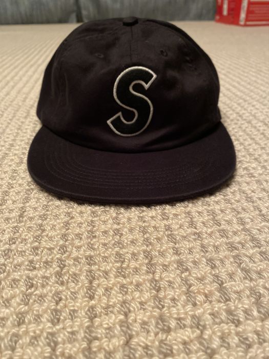 Supreme Supreme Felt S Logo 6-Panel Black | Grailed