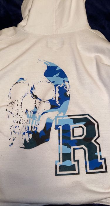 Revenge blue store camo hoodie