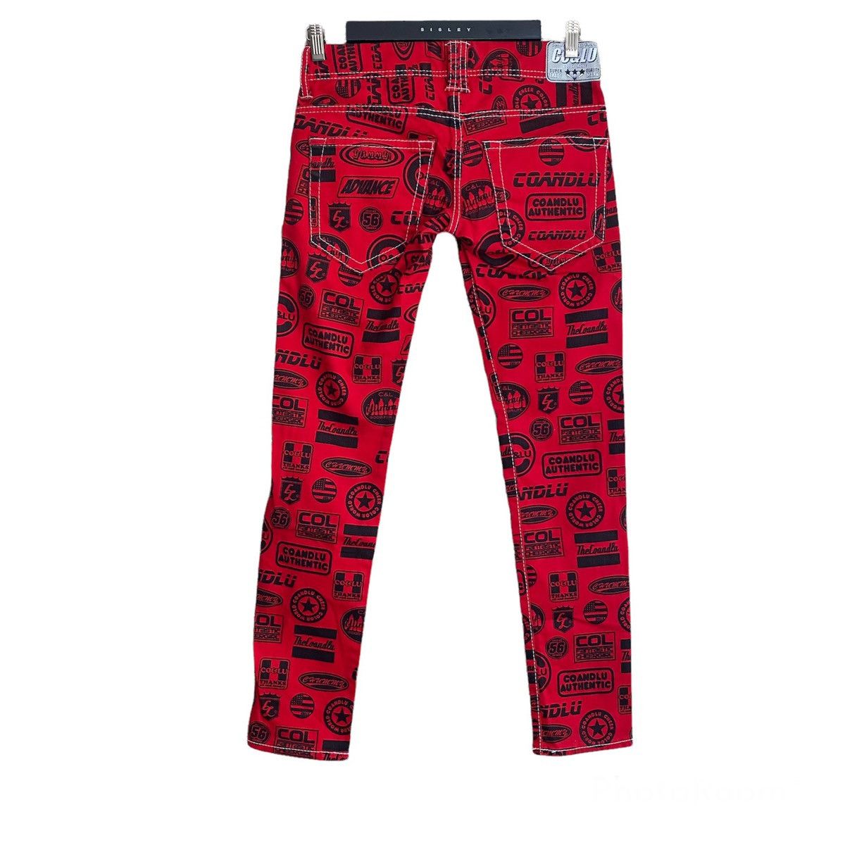 Hysteric Glamour Japanese Brand Co&Lu Printed Denim Skinny Jeans Stretch Size US 26 / EU 42 - 2 Thumbnail