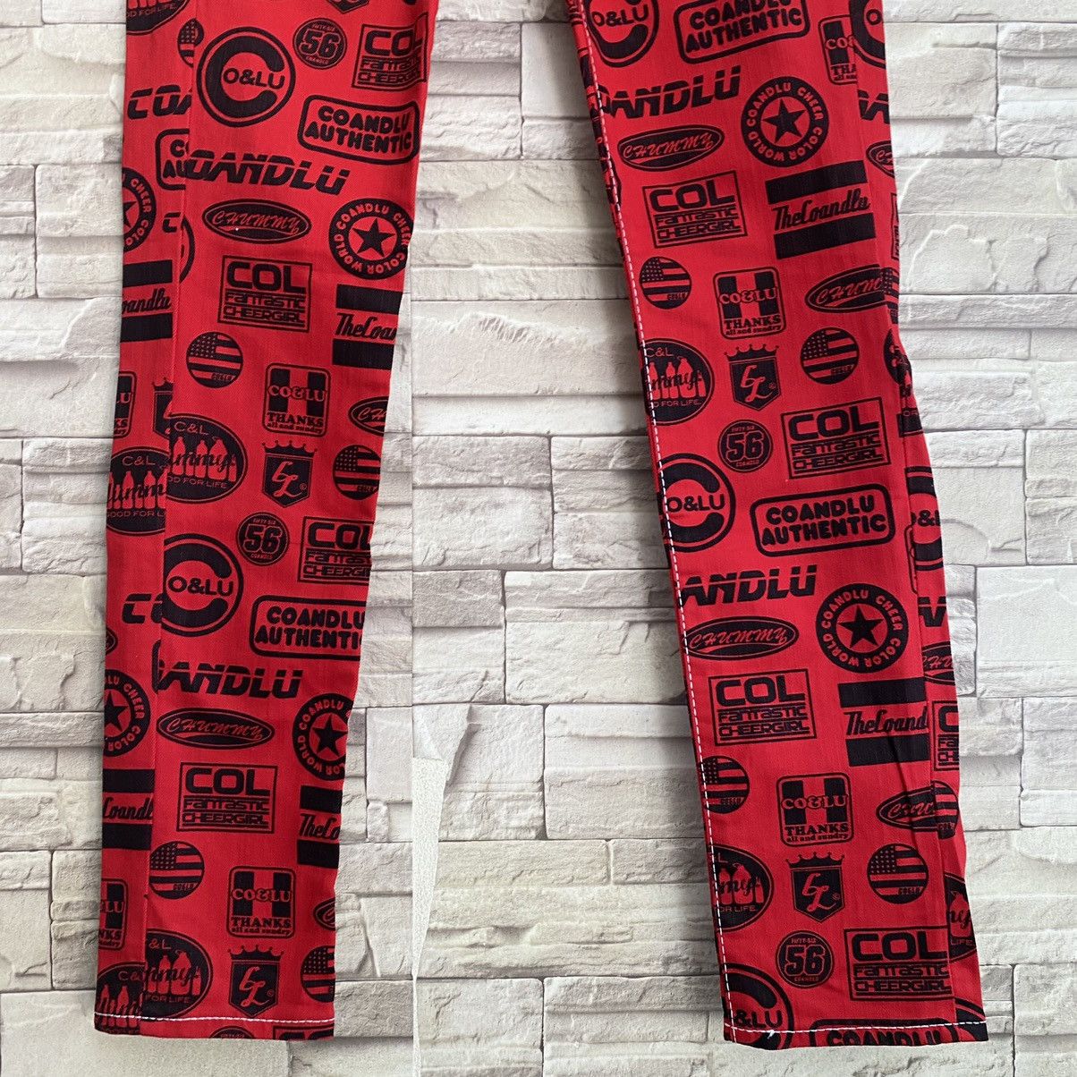 Hysteric Glamour Japanese Brand Co&Lu Printed Denim Skinny Jeans Stretch Size US 26 / EU 42 - 5 Thumbnail