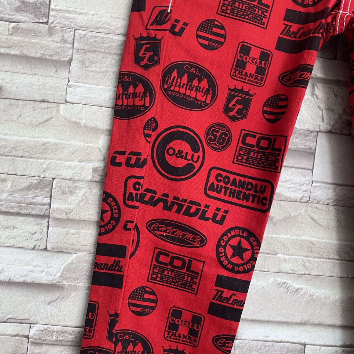 Hysteric Glamour Japanese Brand Co&Lu Printed Denim Skinny Jeans Stretch Size US 26 / EU 42 - 8 Thumbnail