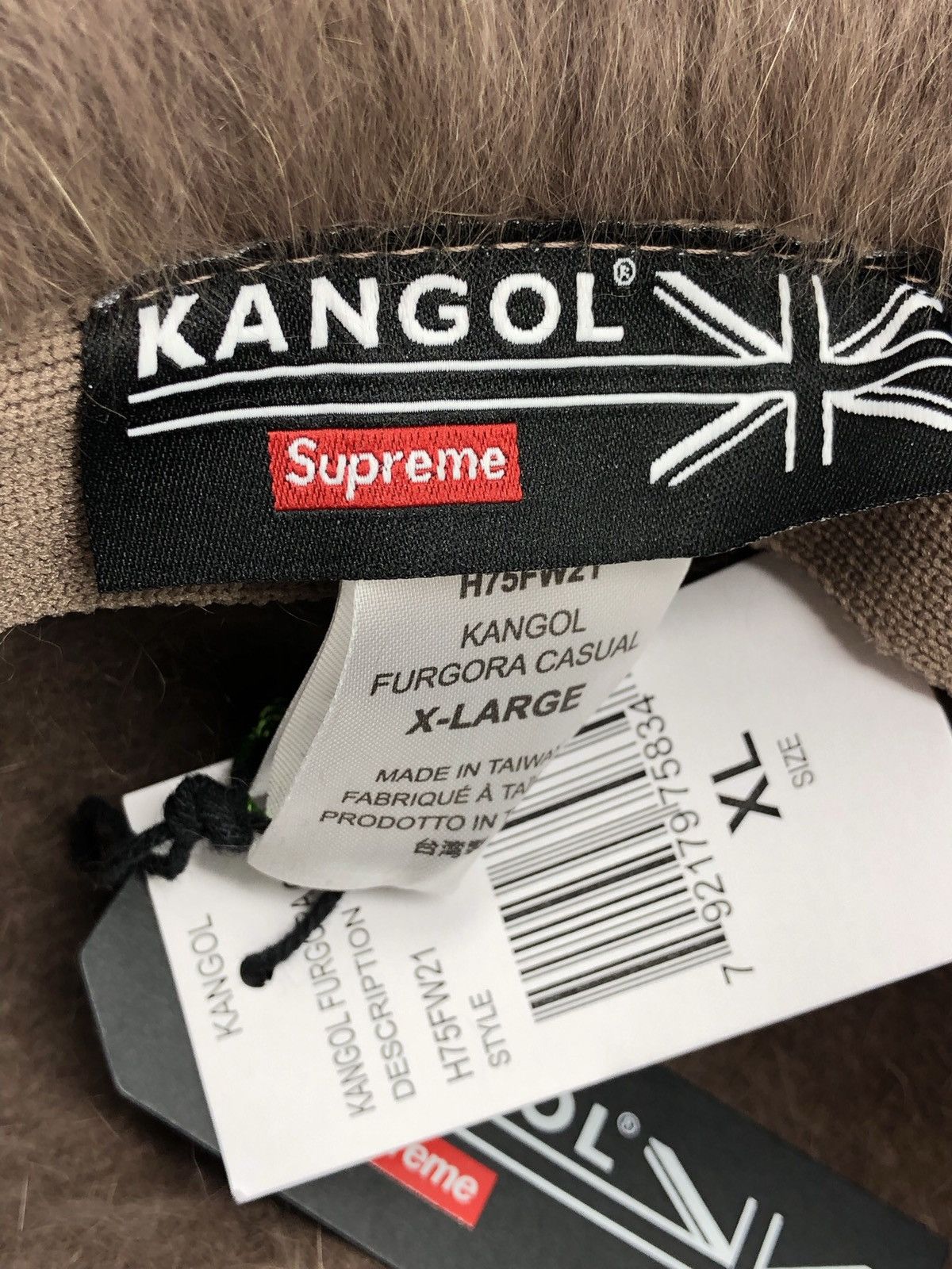 Kangol × Supreme Supreme Kangol Furgora Casual Brown XL | Grailed