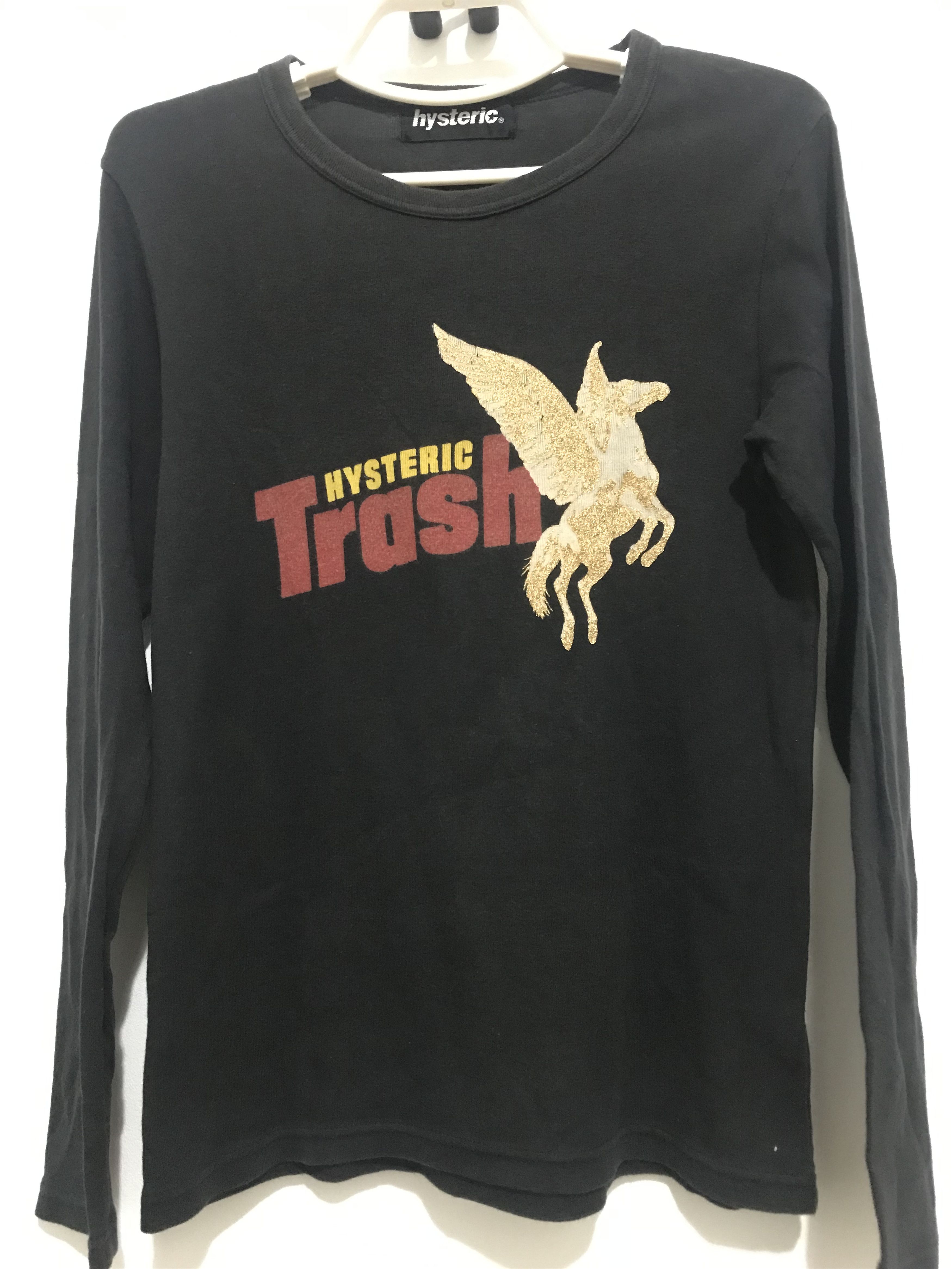 Hysteric Glamour Hysteric Glamour Trash Long Sleeve T-Shirt Size US M / EU 48-50 / 2 - 1 Thumbnail