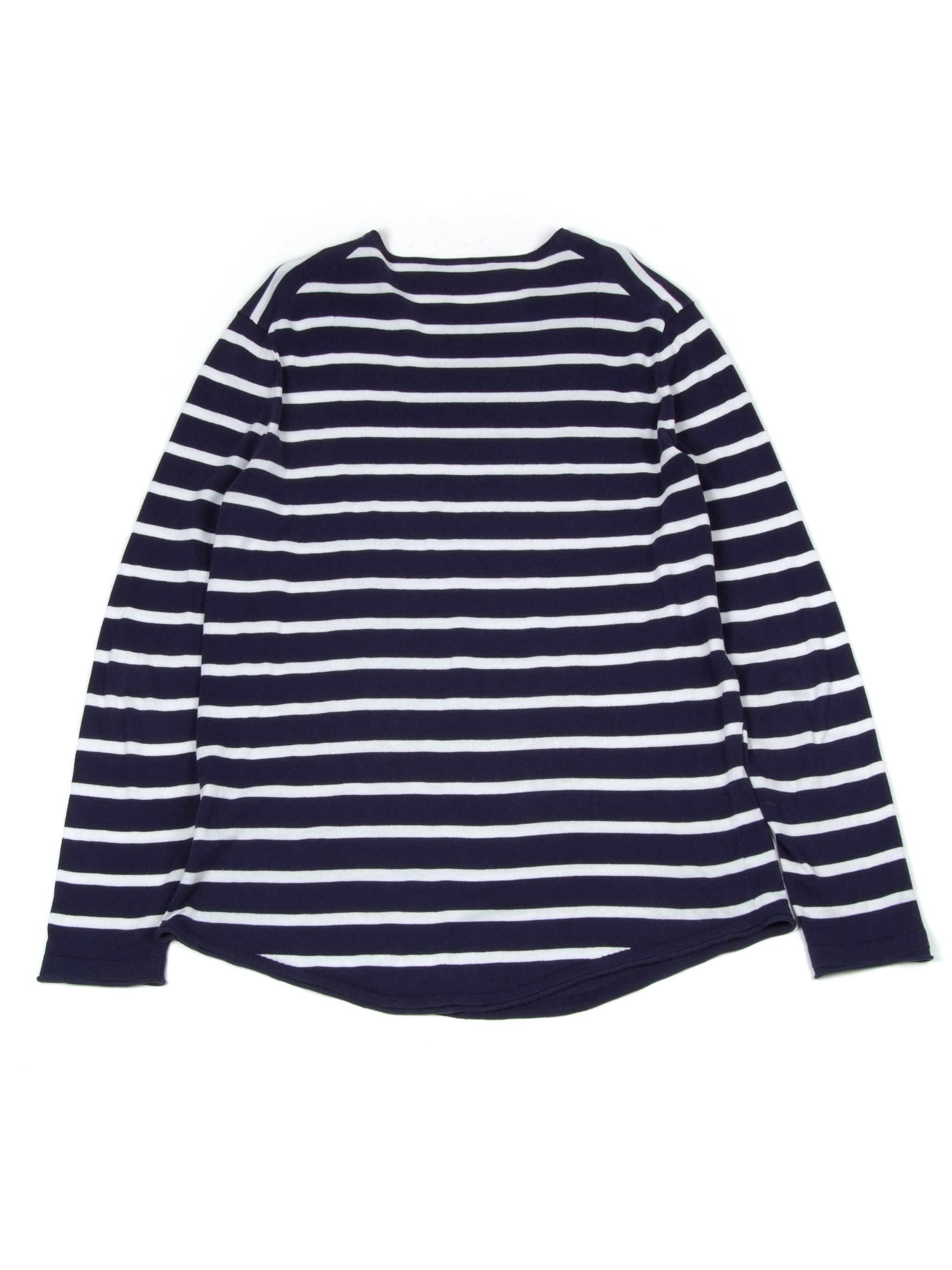 Neil Barrett Neil Barrett Striped Crew Neck Long Sleeve Sweat (L) Size US L / EU 52-54 / 3 - 3 Thumbnail