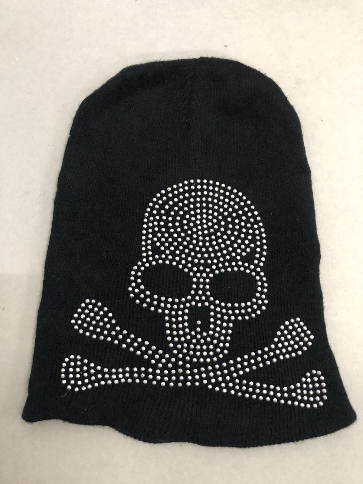 Japanese Brand Skull Punk Sketelon Beanie Hat Size ONE SIZE - 1 Thumbnail