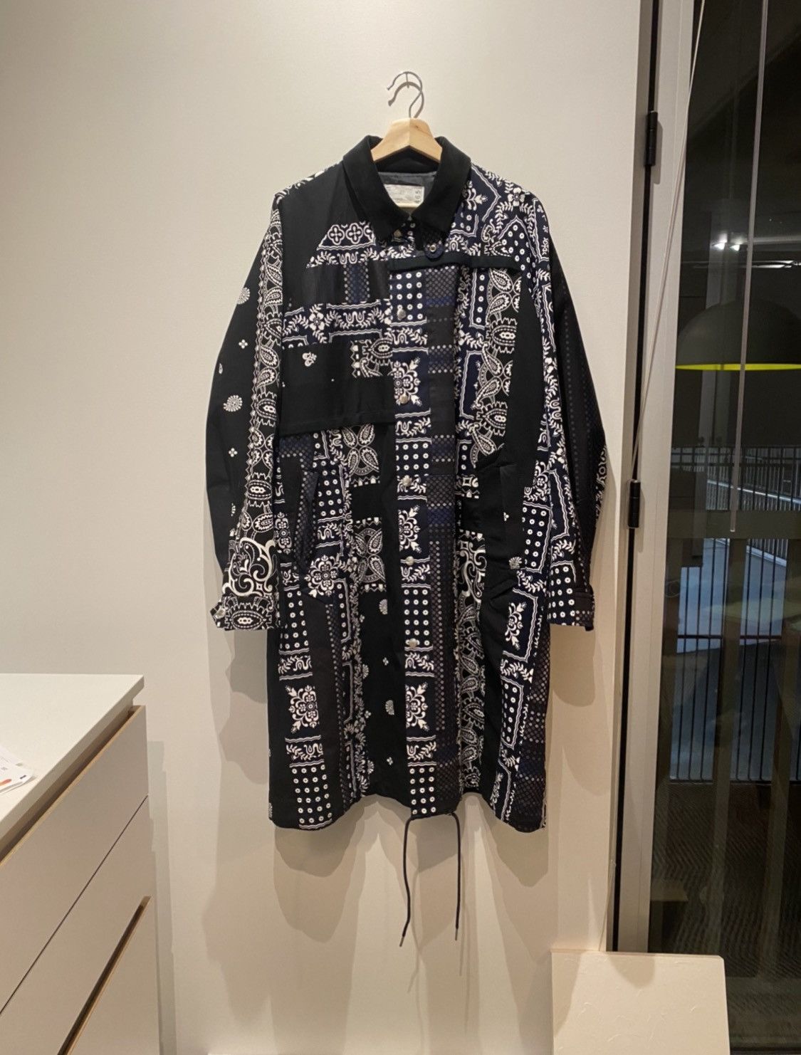 Sacai Hank Willis Thomas Edition Archive Print Mix Coat | Grailed