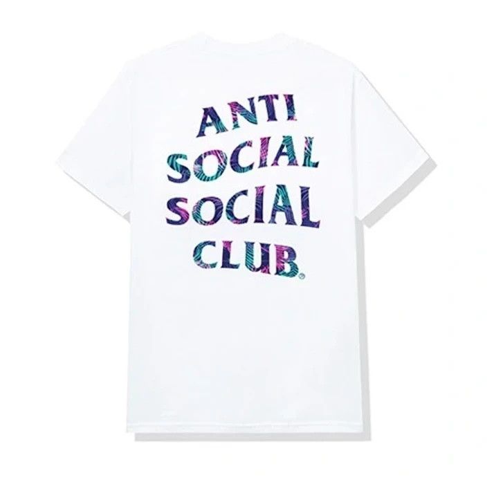 anti social social club kiss the wall tee