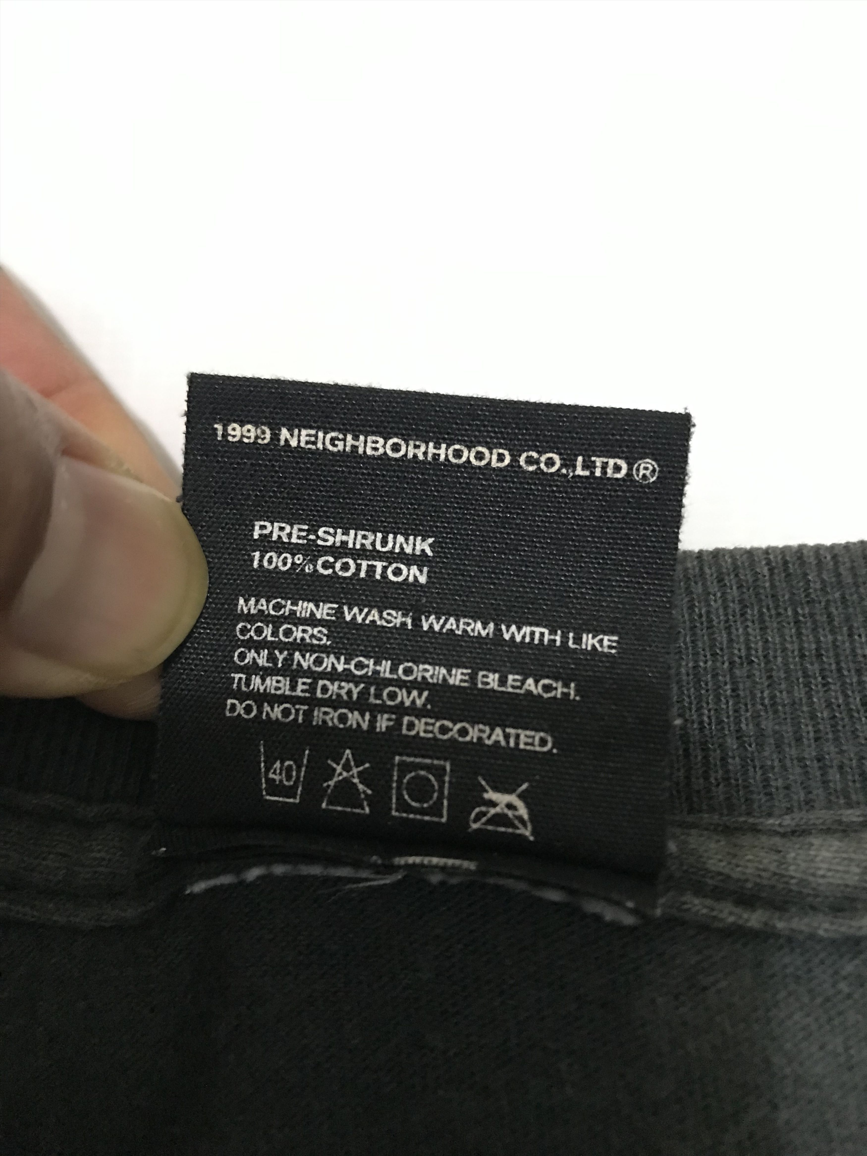 Japanese Brand Vintage 1999 Neighborhood Long Sleeve T-Shirt Size US M / EU 48-50 / 2 - 7 Thumbnail