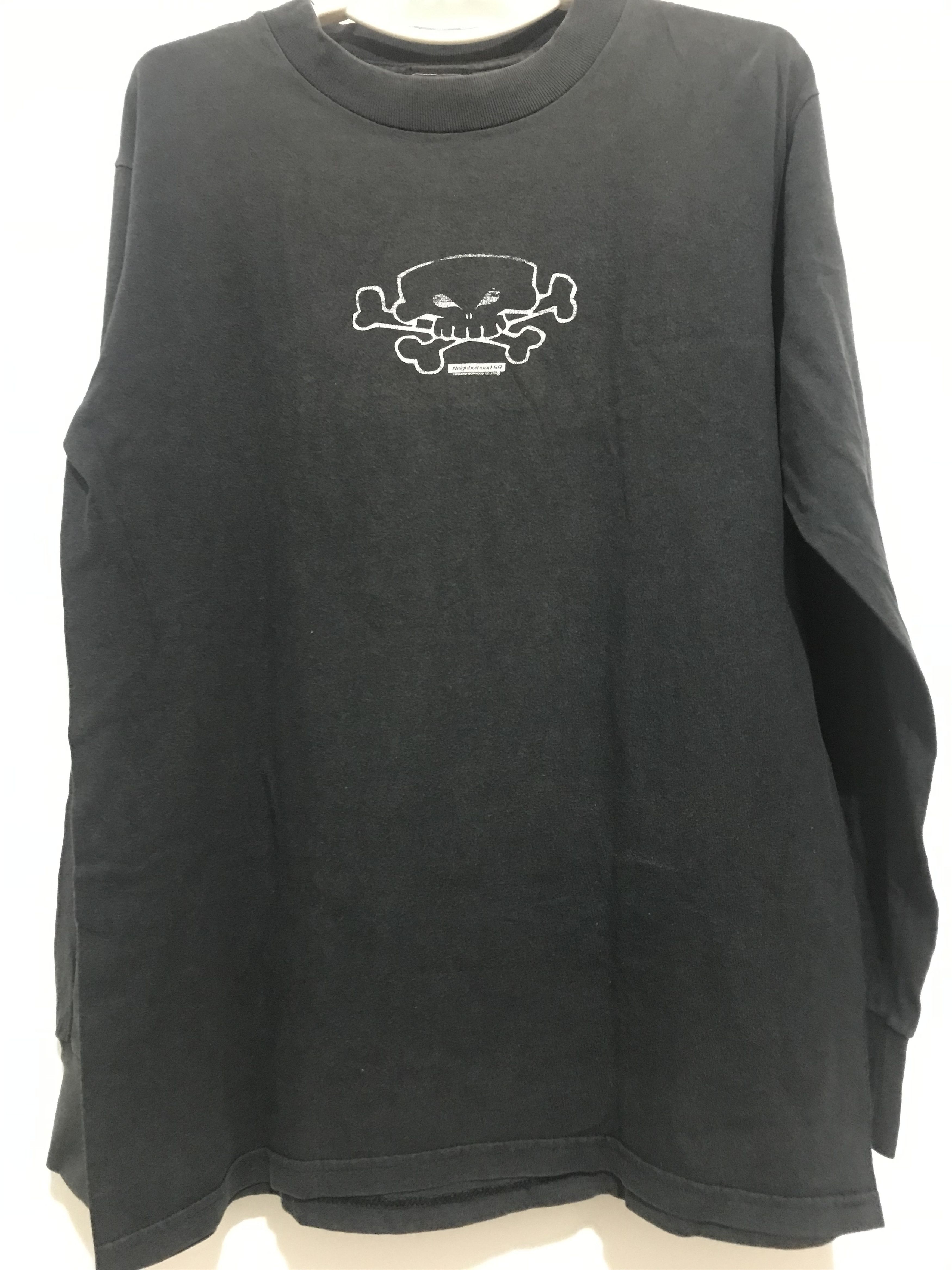 Japanese Brand Vintage 1999 Neighborhood Long Sleeve T-Shirt Size US M / EU 48-50 / 2 - 1 Thumbnail