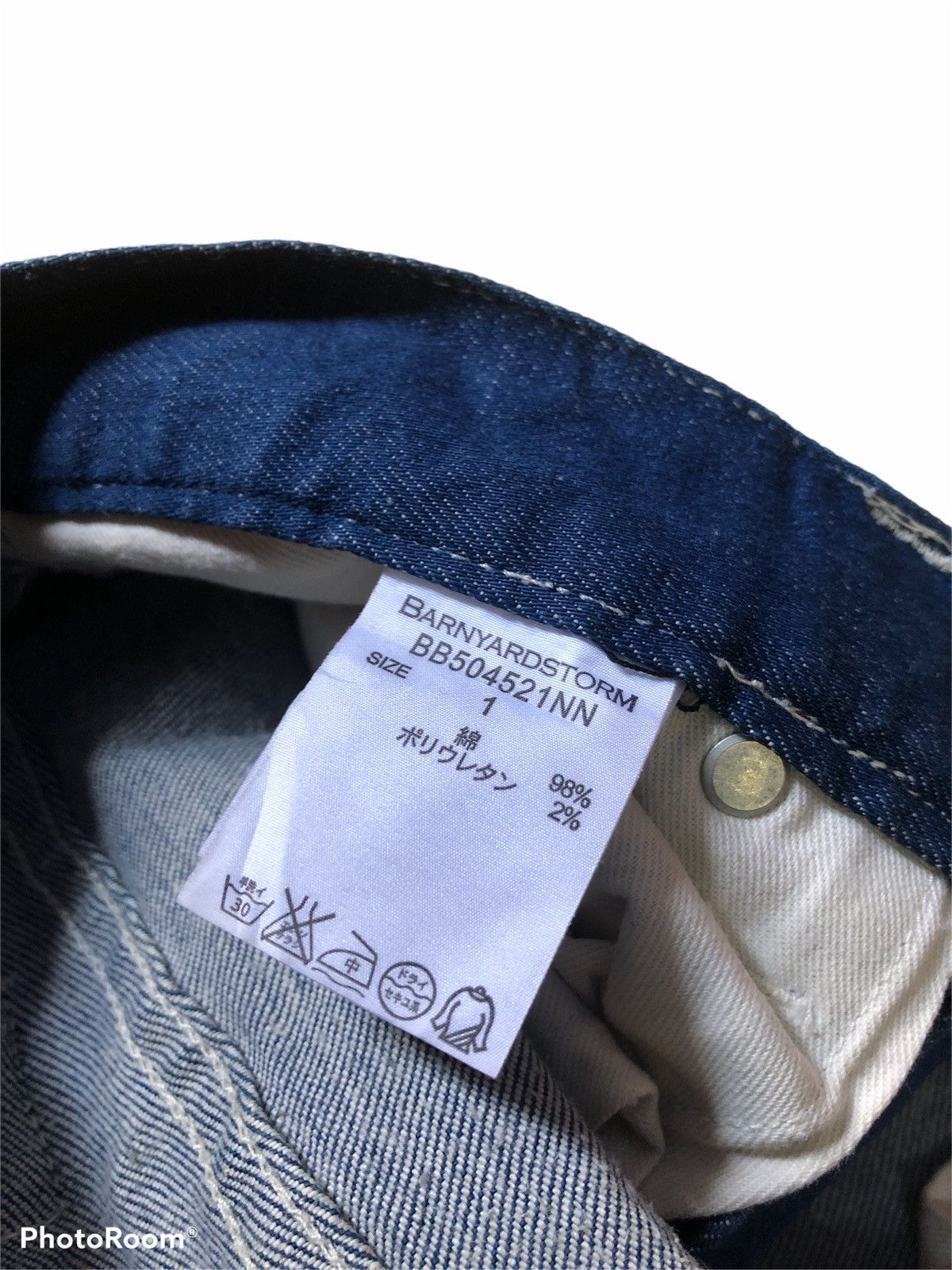 Japanese Brand BARNYARDSTORM DISTRESSED BUCKLE BACK DENIM Size US 30 / EU 46 - 6 Thumbnail