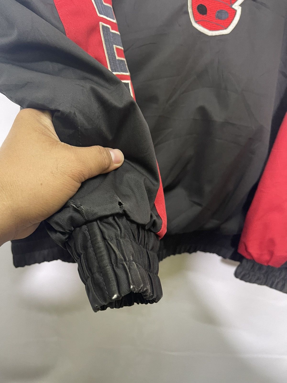 NBA VINTAGE CHICAGO BULLS STARTER NBA NICE JACKET Size US L / EU 52-54 / 3 - 14 Thumbnail