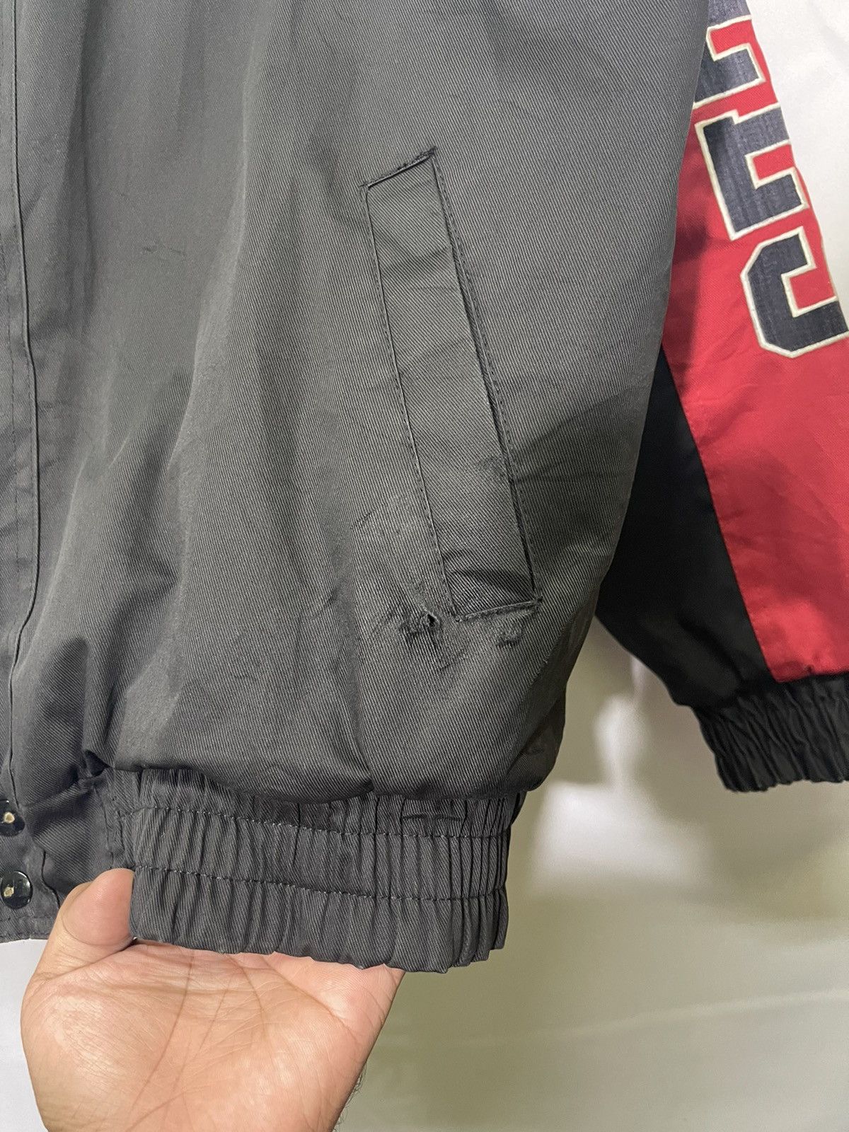 NBA VINTAGE CHICAGO BULLS STARTER NBA NICE JACKET Size US L / EU 52-54 / 3 - 4 Thumbnail