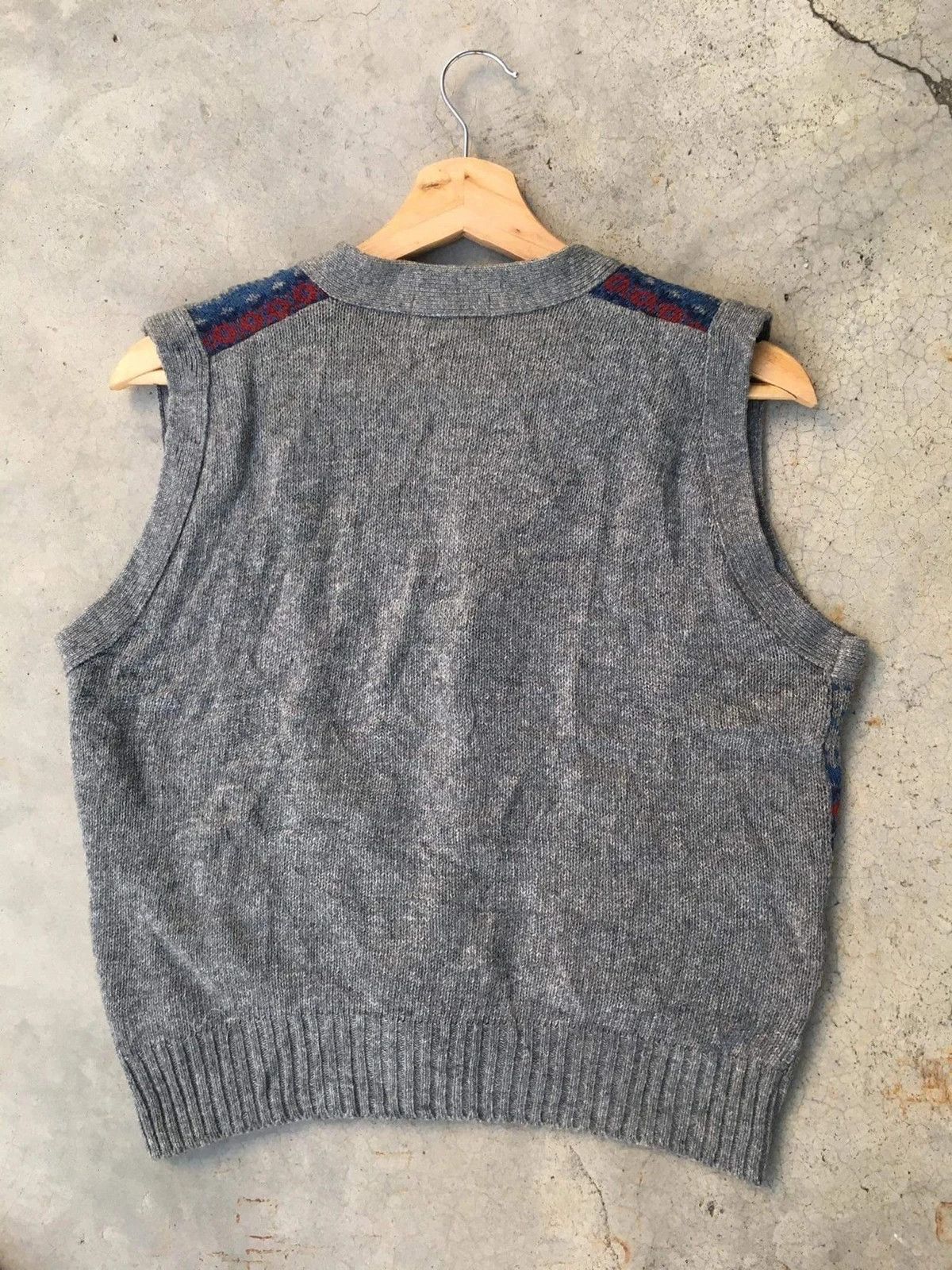 Japanese Brand × OVER THE STRiPES 📌Japanese NAIGAI Stripe Pullover Knitting/Cardigan Vest Size US S / EU 44-46 / 1 - 14 Thumbnail