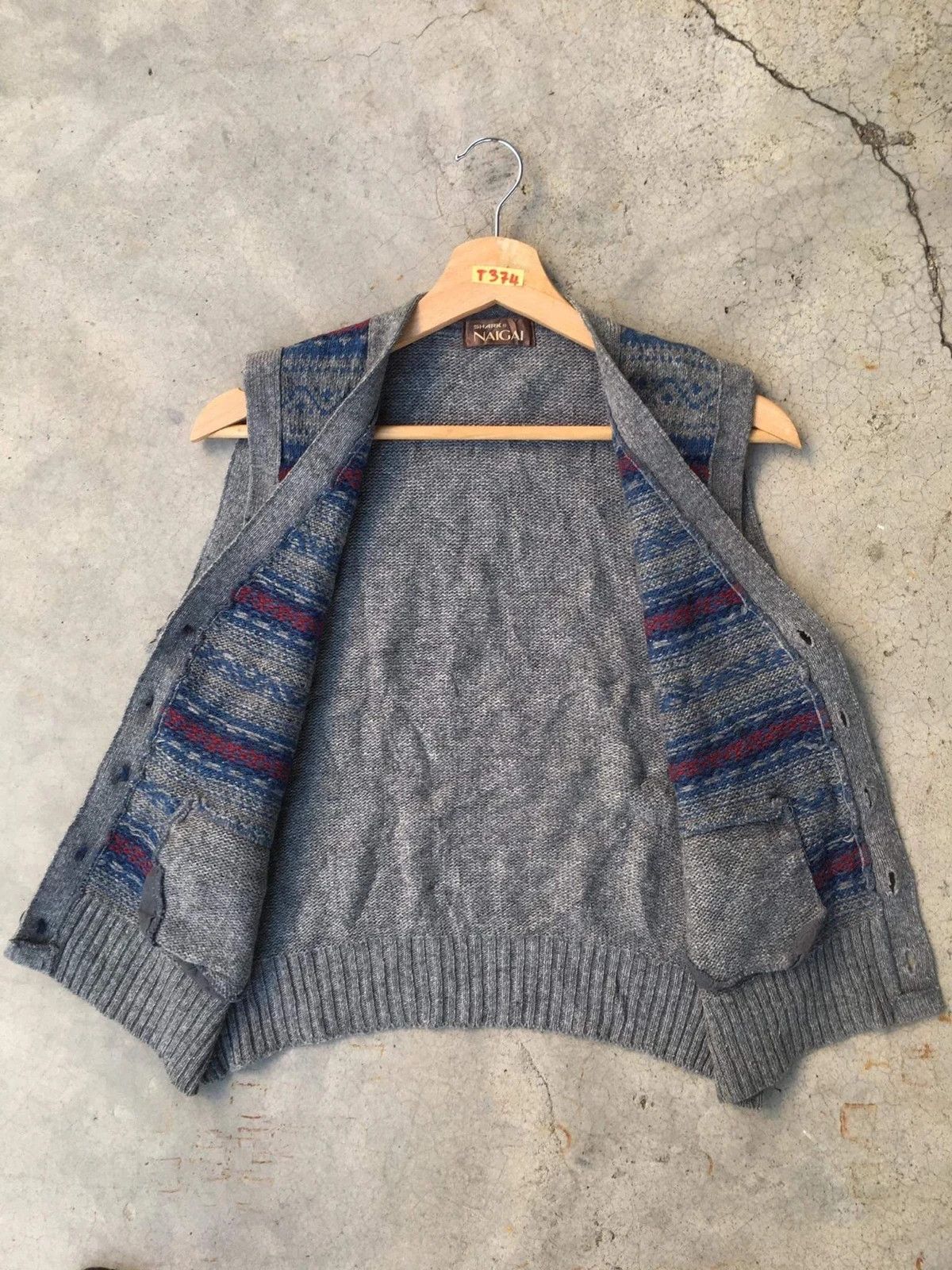 Japanese Brand × OVER THE STRiPES 📌Japanese NAIGAI Stripe Pullover Knitting/Cardigan Vest Size US S / EU 44-46 / 1 - 10 Thumbnail