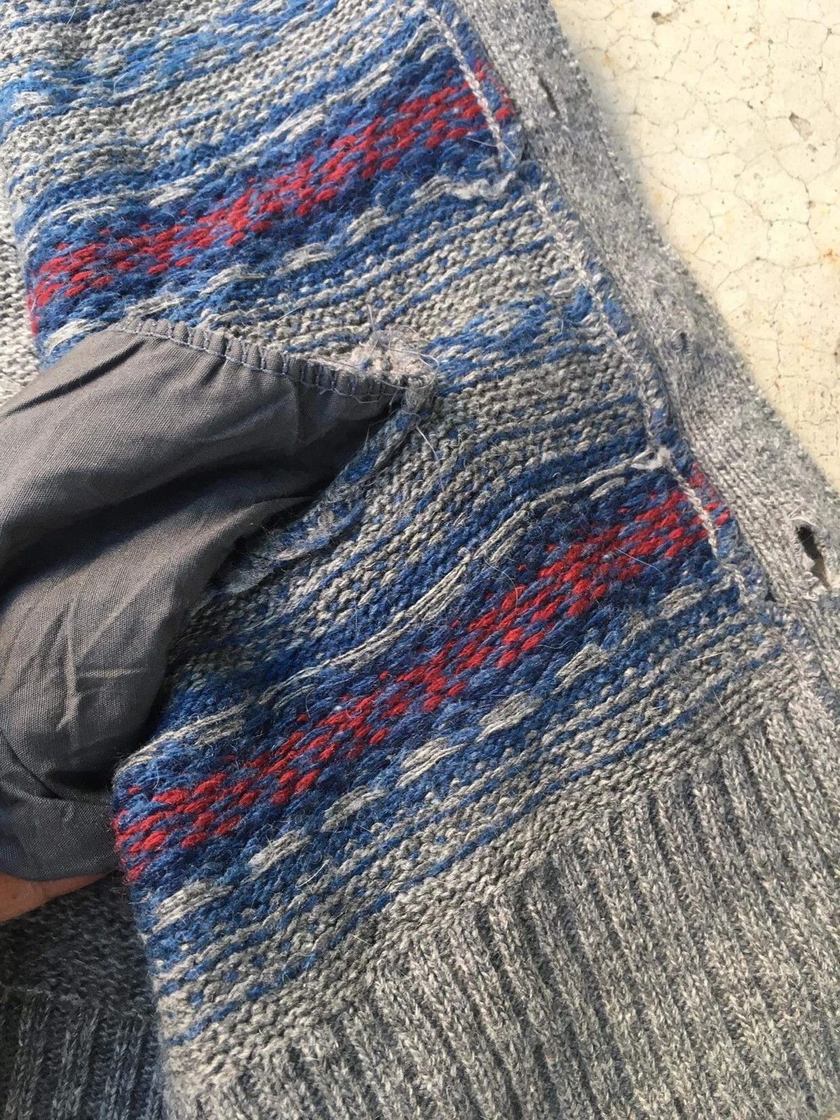 Japanese Brand × OVER THE STRiPES 📌Japanese NAIGAI Stripe Pullover Knitting/Cardigan Vest Size US S / EU 44-46 / 1 - 11 Thumbnail