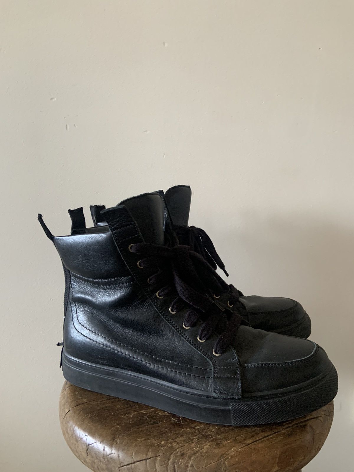 Kris Van Assche Kris Van Asche - High Top Calf Leather Sneaker | Grailed