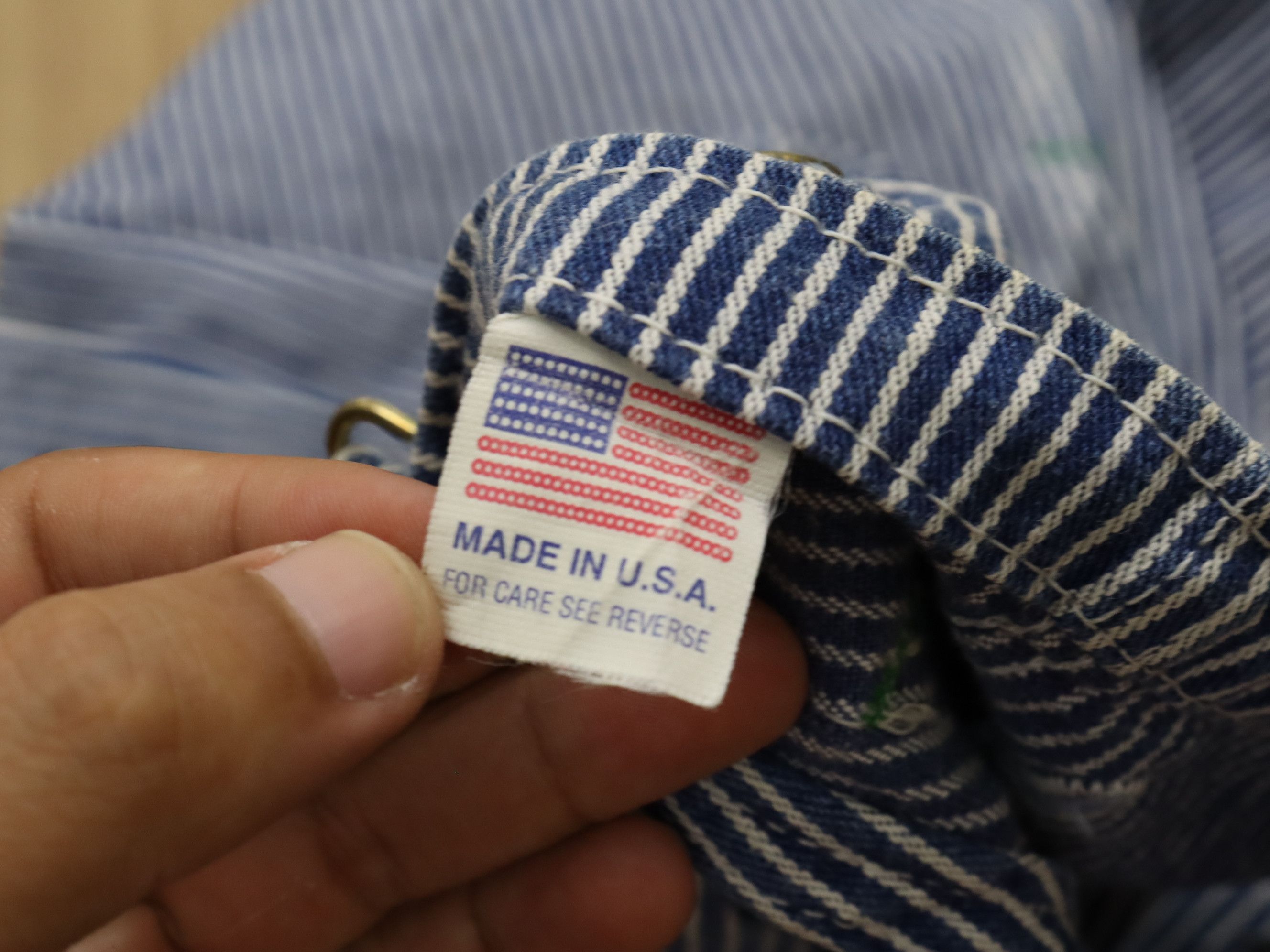 Vintage Vintage Big Smith Pinstripe Overall Made in USA Size US 36 / EU 52 - 13 Thumbnail