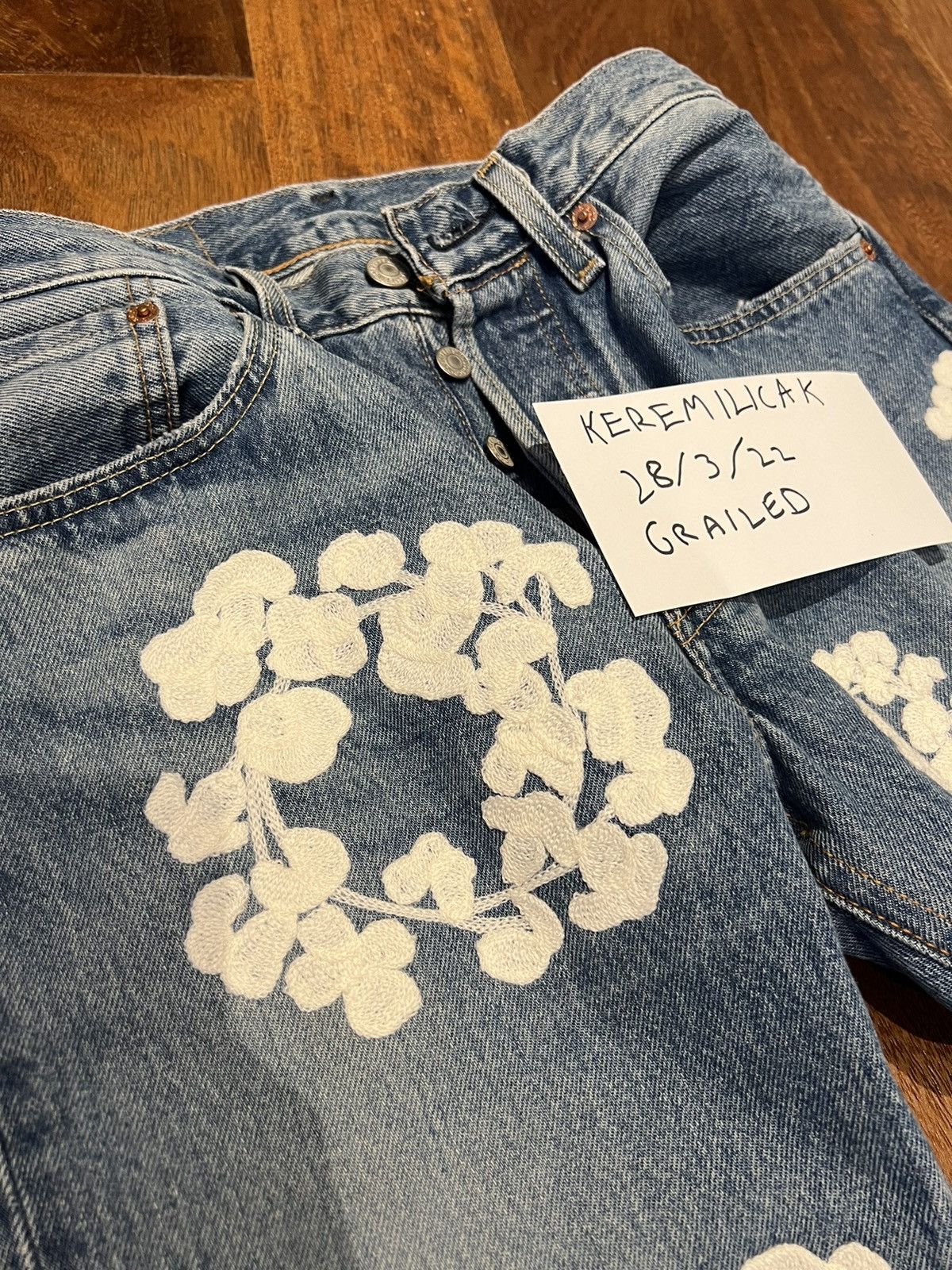 DENIM TEARS Denim Tears Cotton Wreath Chain Stitched Light