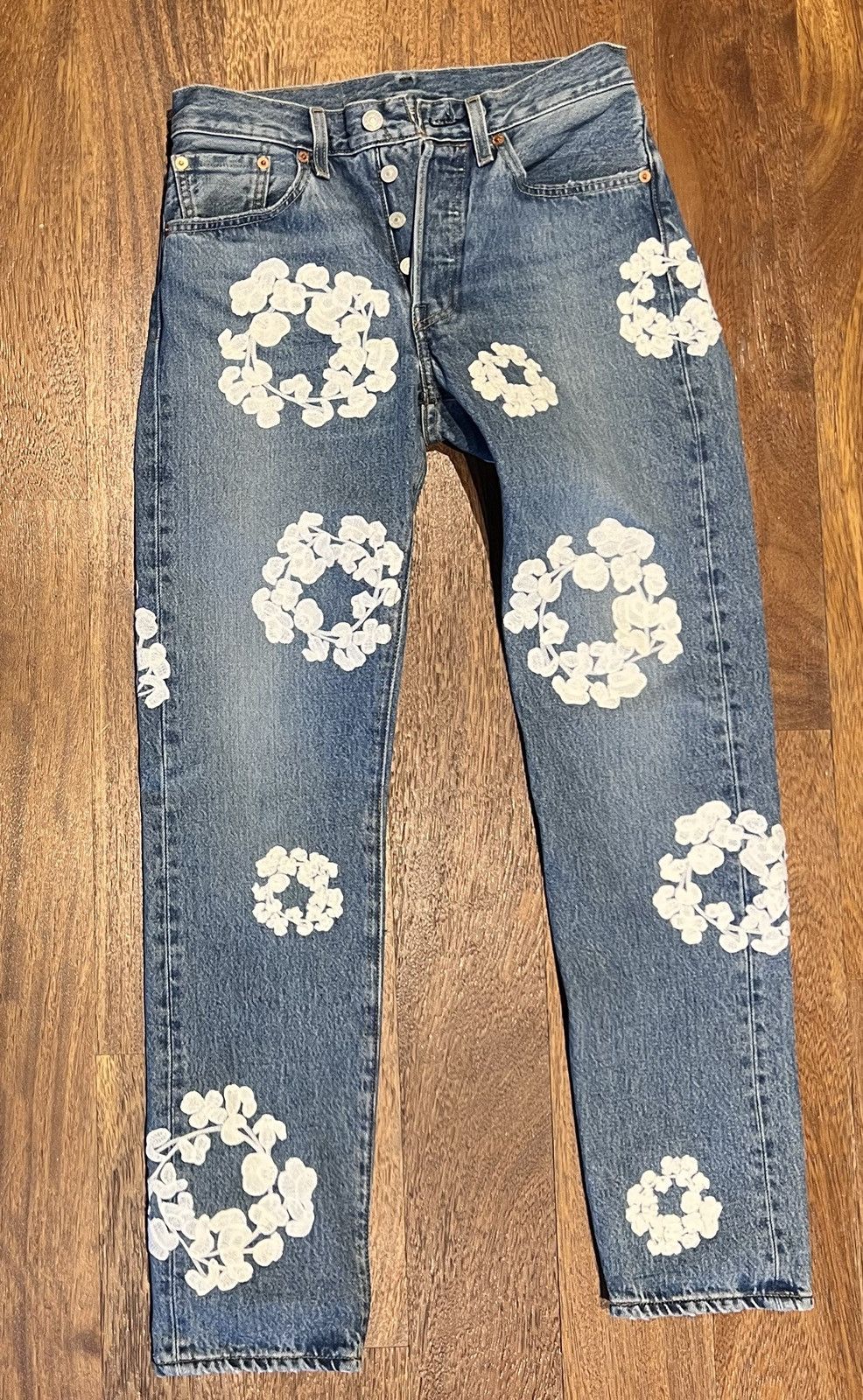 買い日本 DENIM TEARS デニムティアーズ ×LEVIS 501 COTTON WREATH