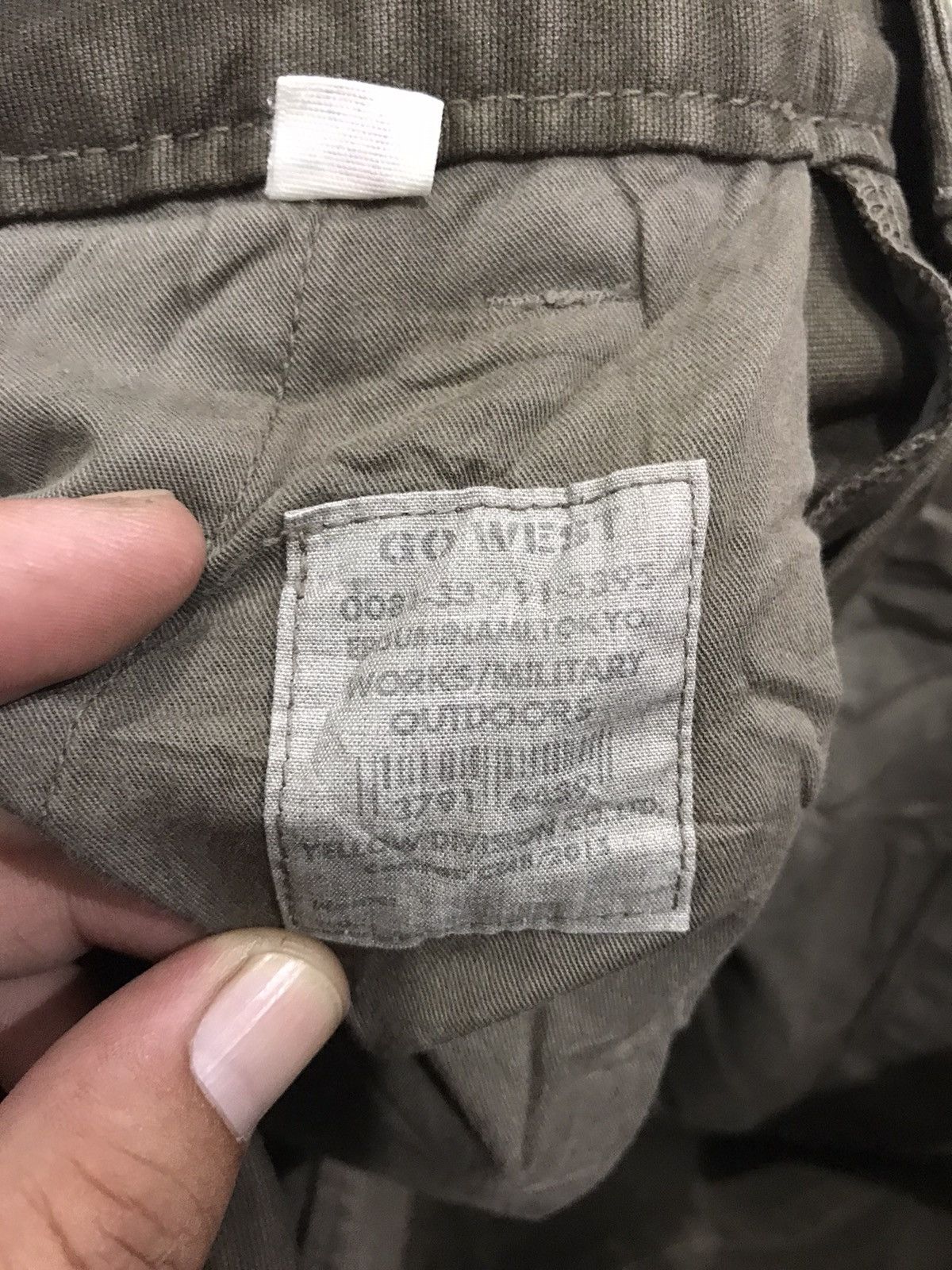 Japanese Brand × Seditionaries RareDope GOWEST Japan Military Sturdy Skinny Half Cargo Pant Size US 30 / EU 46 - 19 Thumbnail