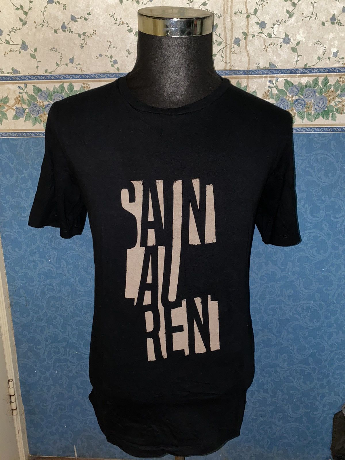 Saint Laurent Paris Saint Lauren Poster Black Tshirt Size US M / EU 48-50 / 2 - 1 Thumbnail