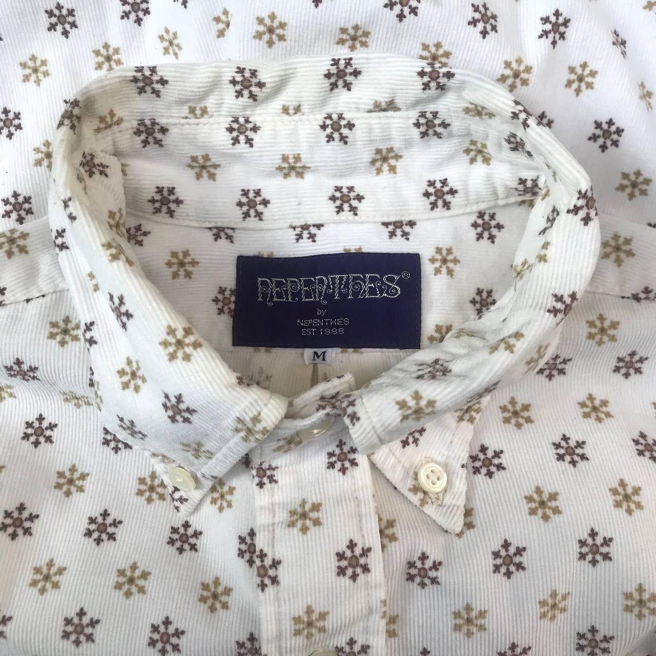 Needles × Nepenthes × Orslow Nepenthes Corduroy Button Down Shirt Size US M / EU 48-50 / 2 - 1 Thumbnail