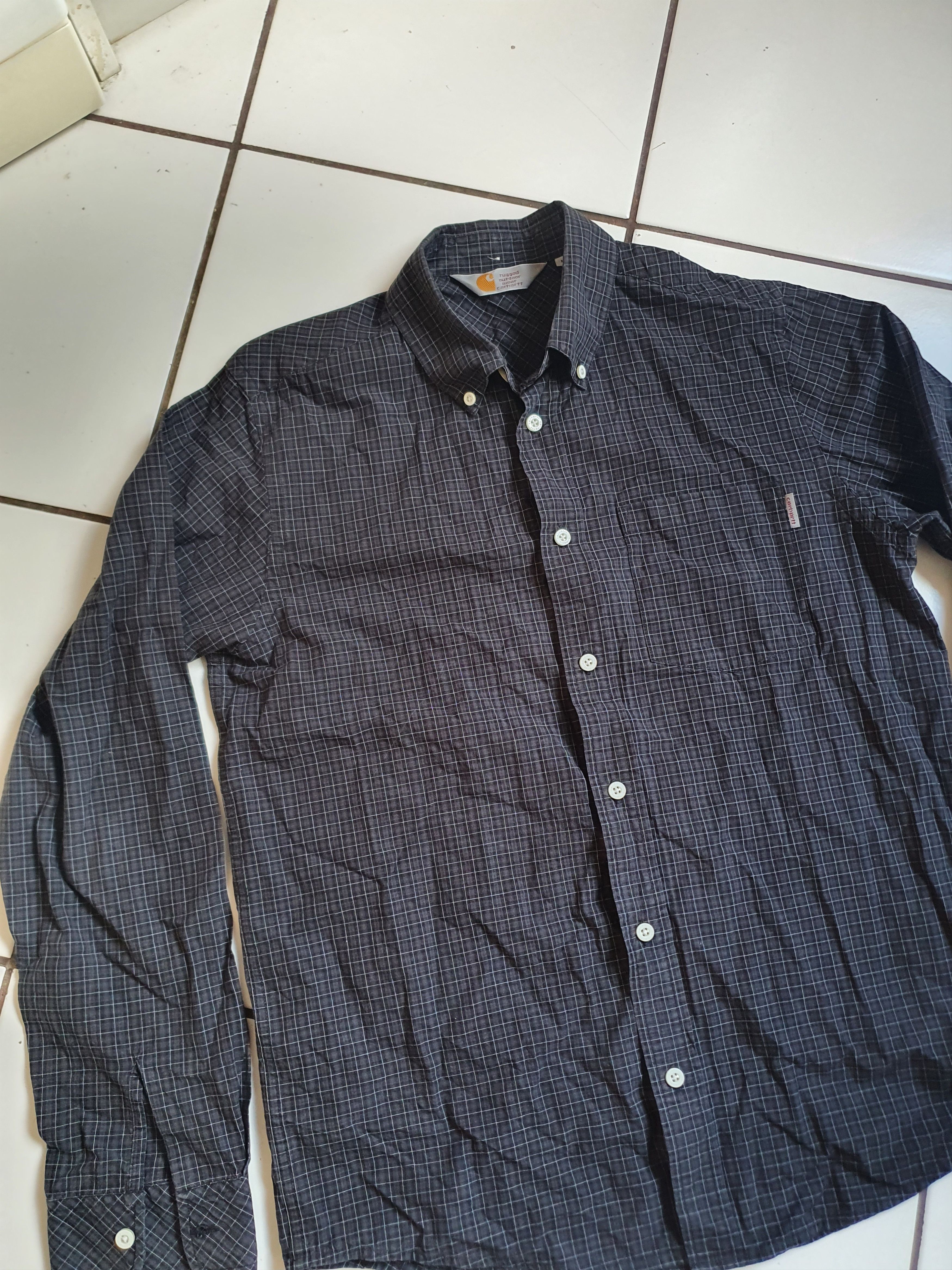 Carhartt Carhartt L/S Light Shirt check plaid SWAG,sz M Size US M / EU 48-50 / 2 - 2 Thumbnail
