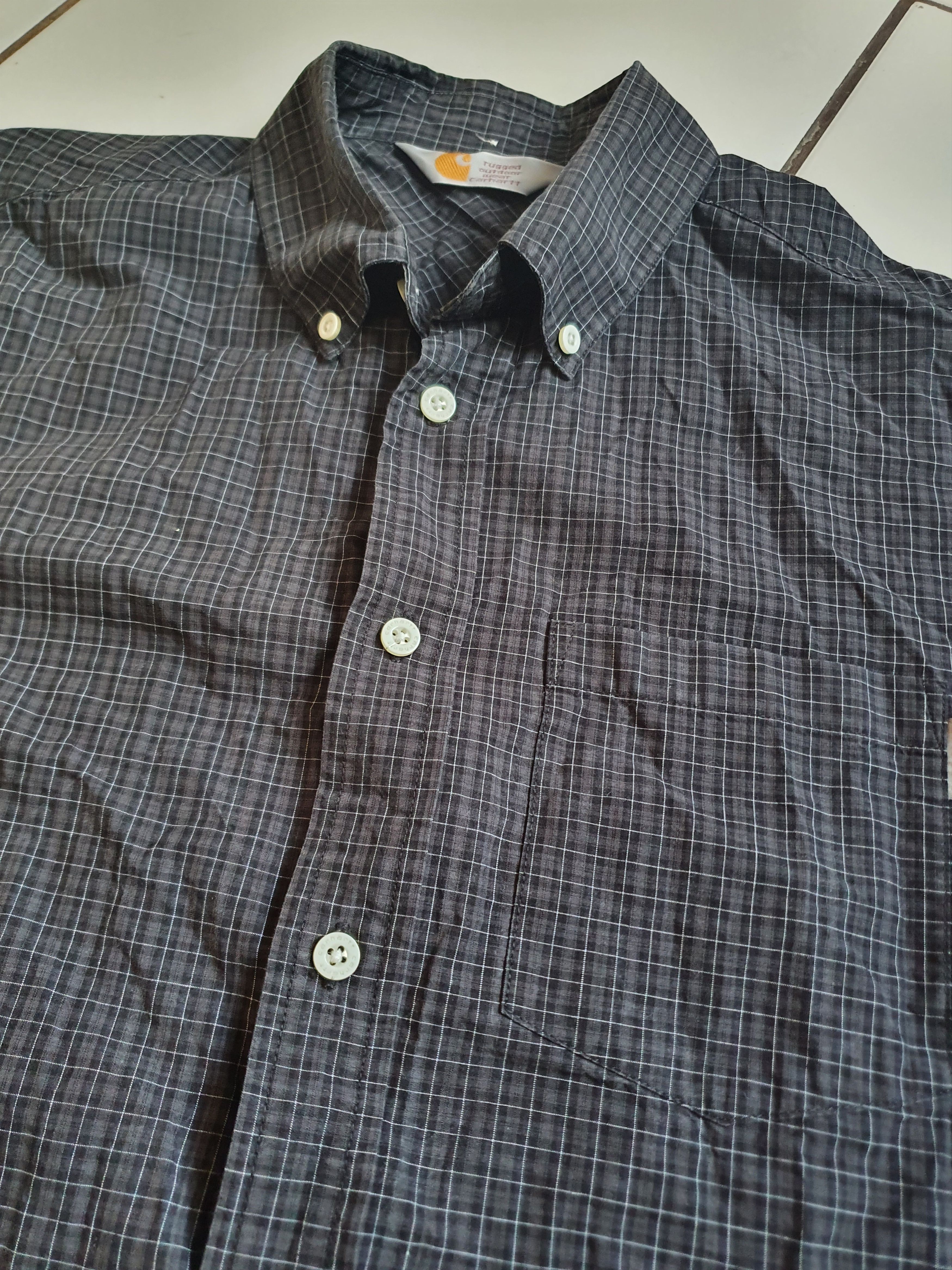 Carhartt Carhartt L/S Light Shirt check plaid SWAG,sz M Size US M / EU 48-50 / 2 - 6 Thumbnail