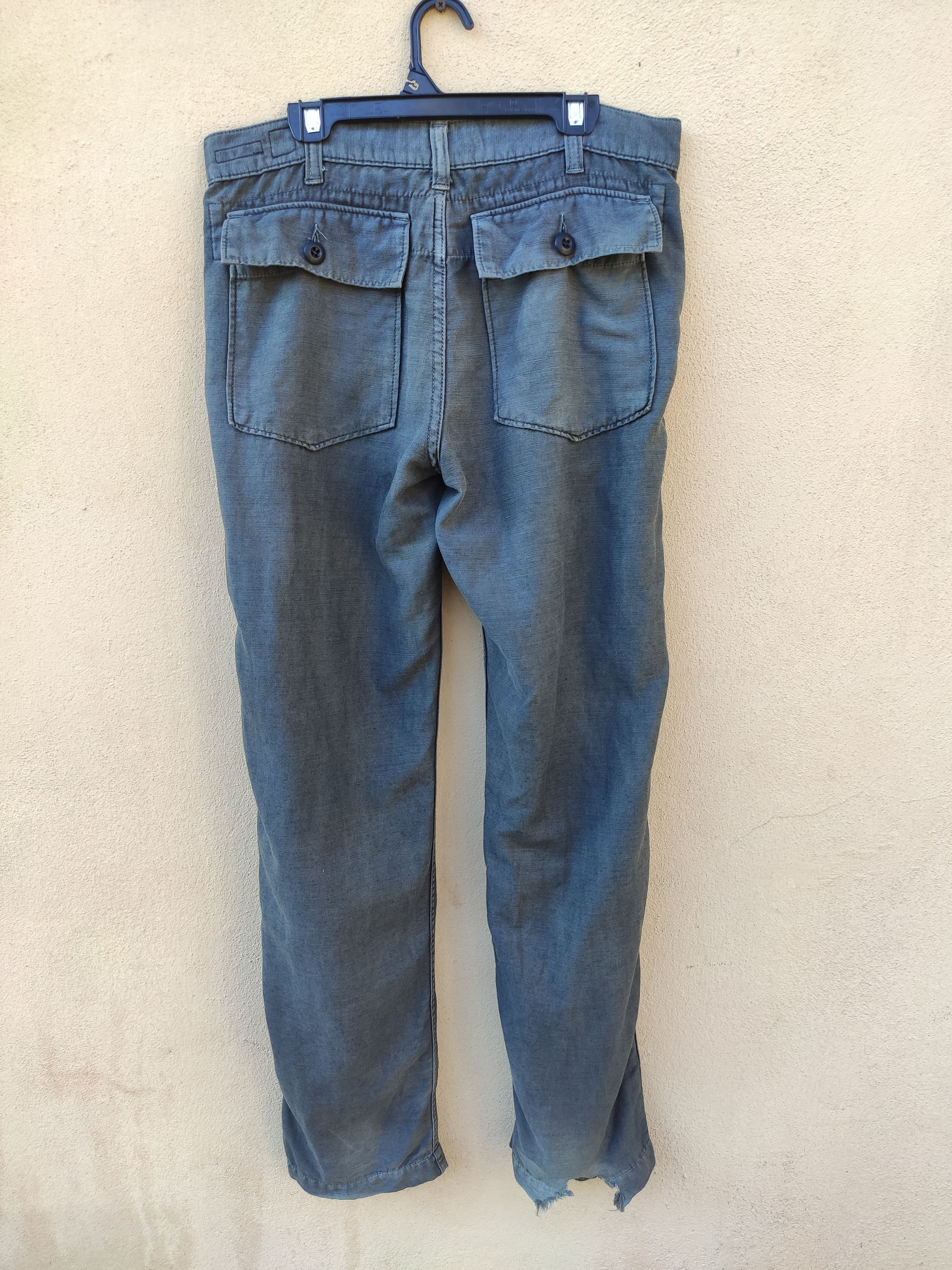 Indigo Indigo Dye pants distressed Blue Blue Japan lgb Size US 31 - 3 Thumbnail