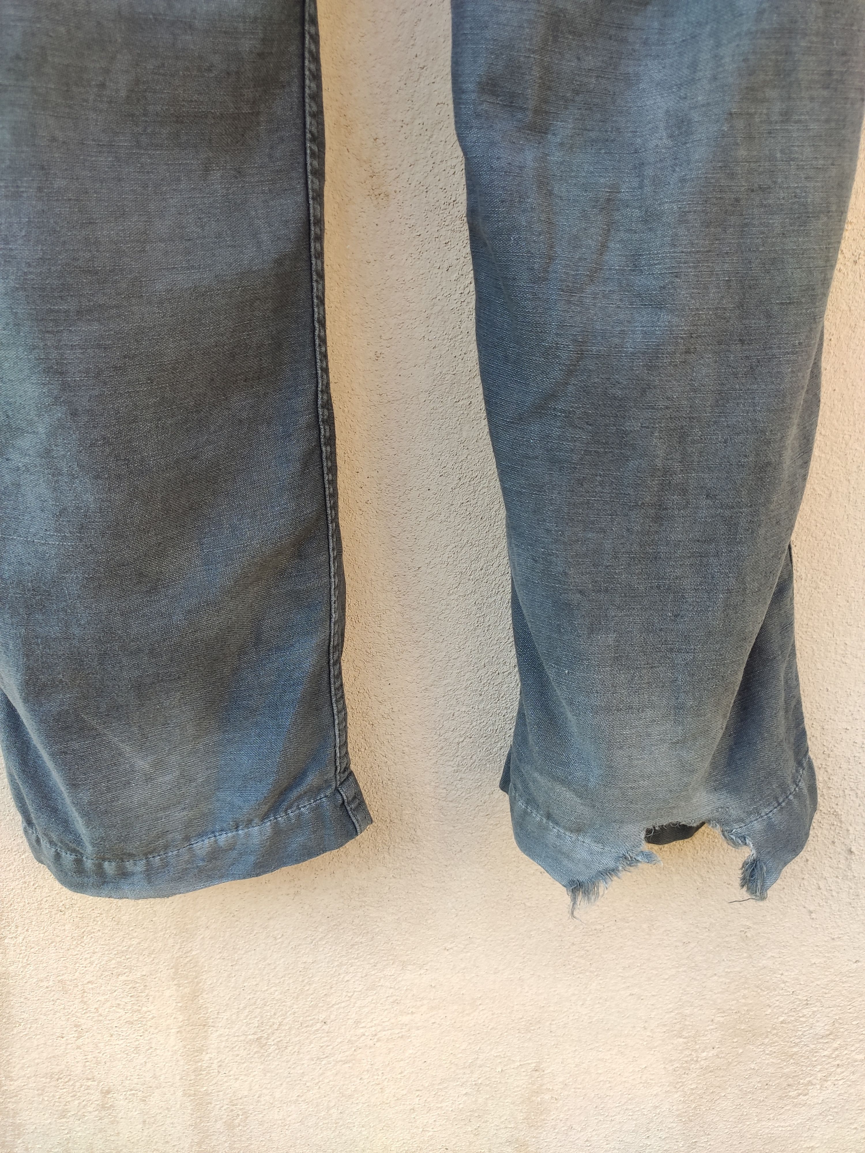 Indigo Indigo Dye pants distressed Blue Blue Japan lgb Size US 31 - 7 Thumbnail