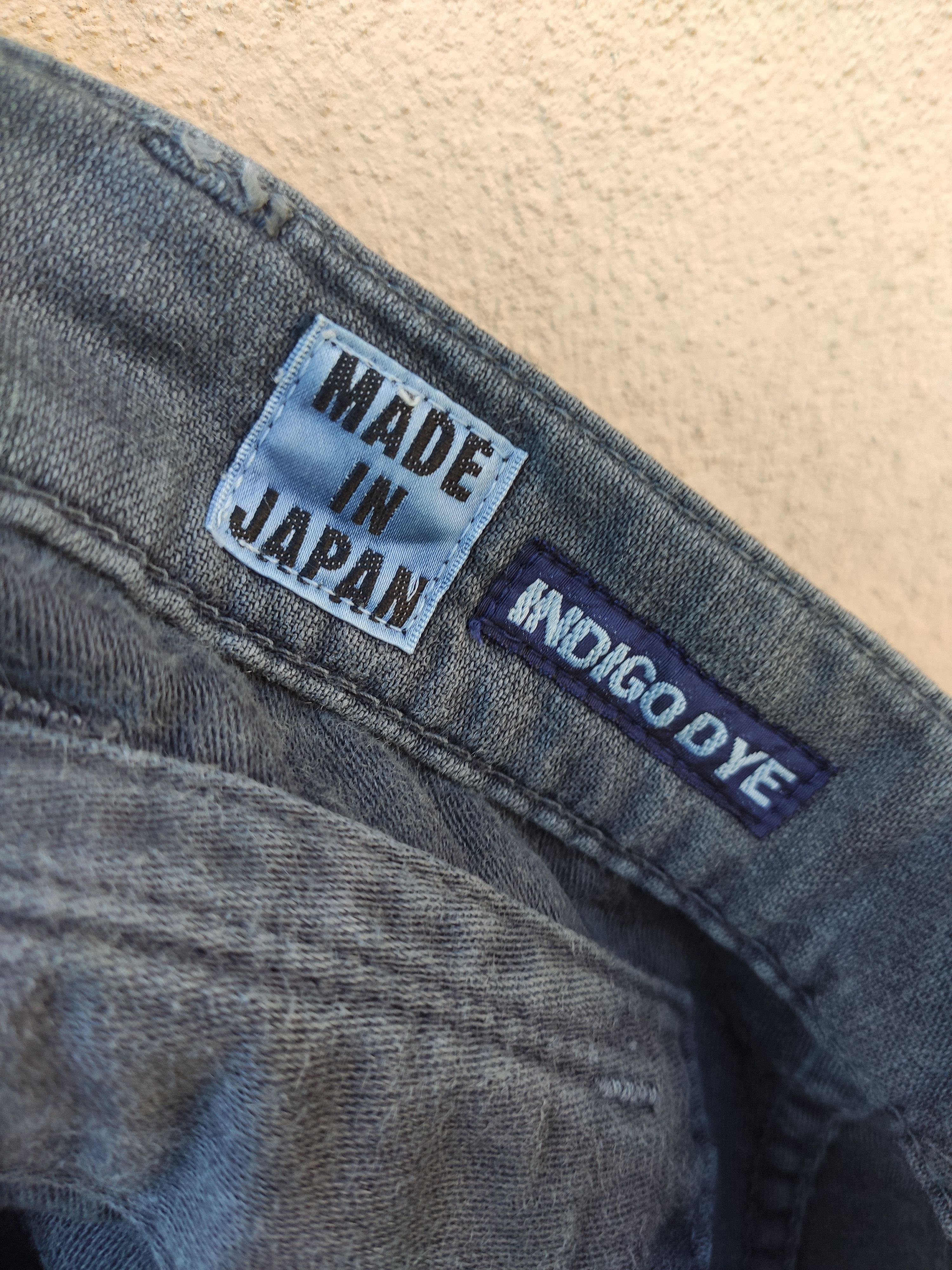 Indigo Indigo Dye pants distressed Blue Blue Japan lgb Size US 31 - 6 Thumbnail