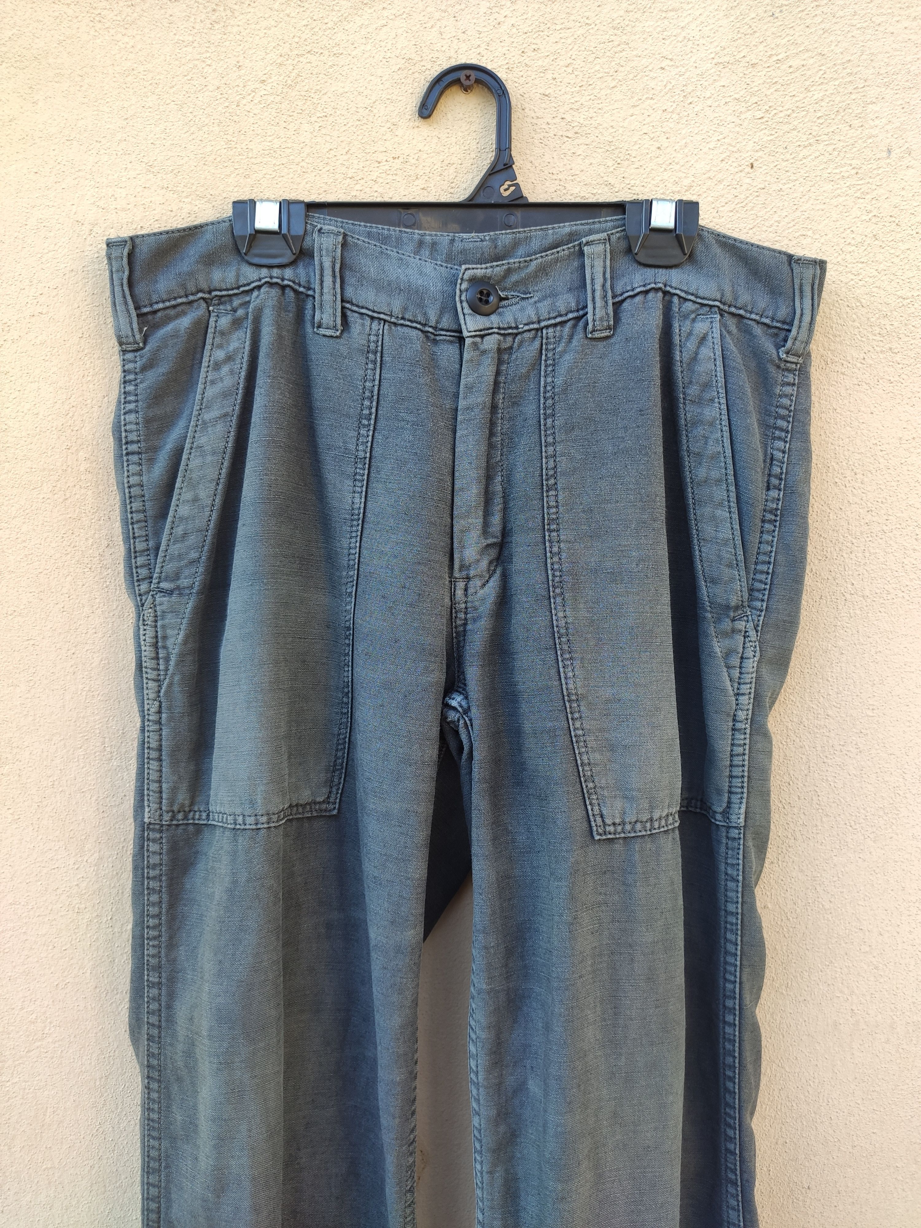 Indigo Indigo Dye pants distressed Blue Blue Japan lgb Size US 31 - 2 Thumbnail