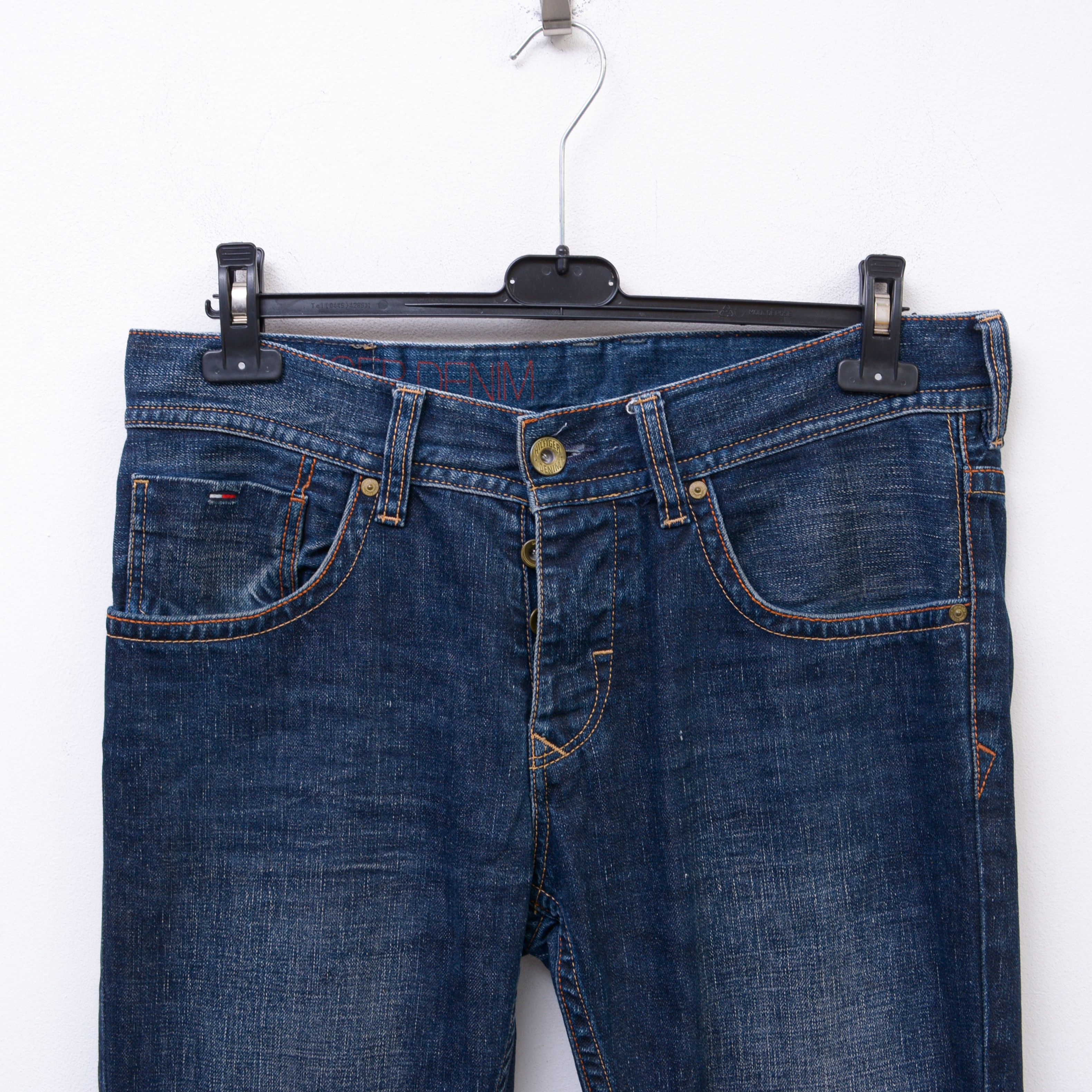 Tommy Hilfiger Wilson Denim Jeans Blue Pants Trousers Button Fly Size US 32 / EU 48 - 2 Thumbnail