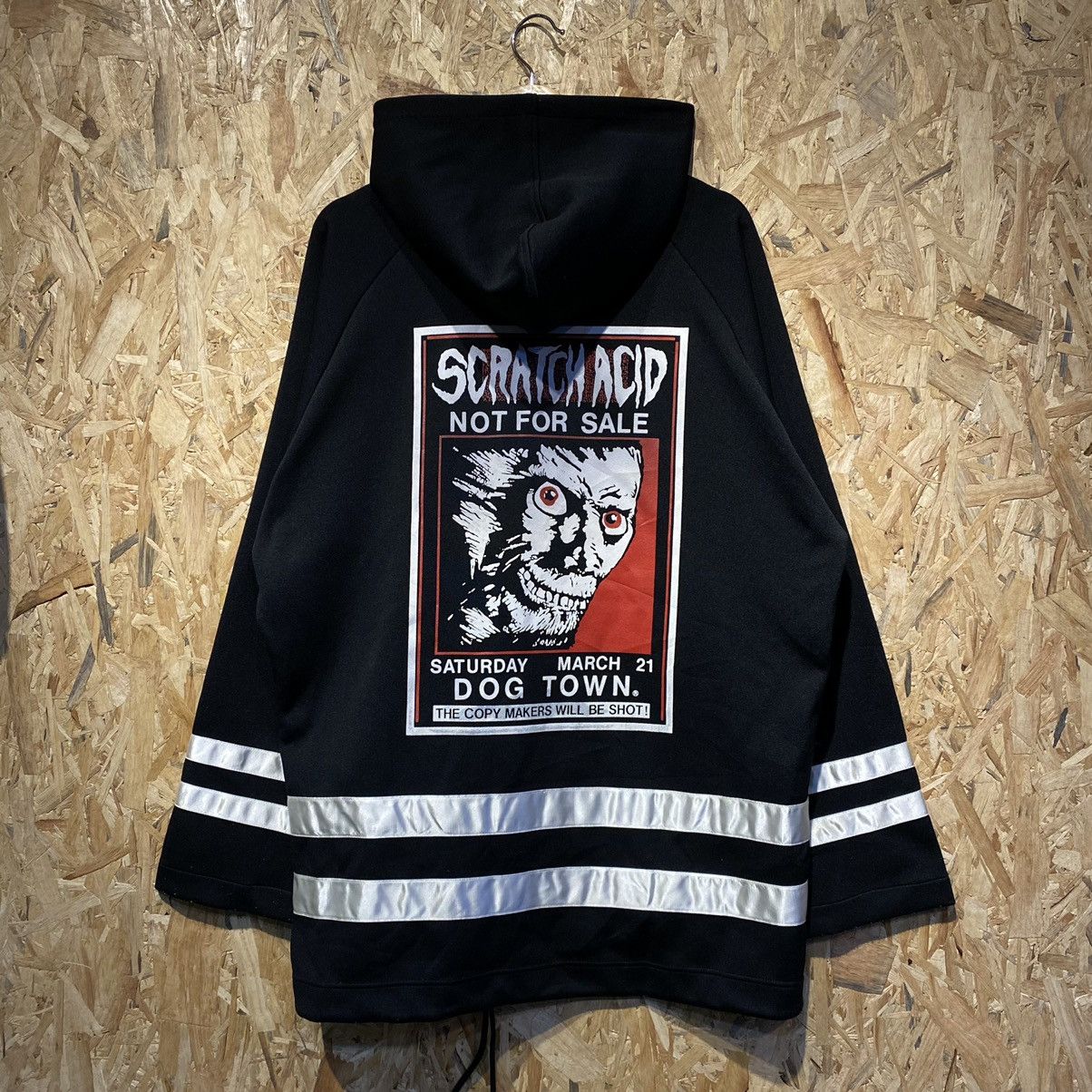 VINTAGE SUPER RARE‼️Dogtown X Scratch Acid Rock Band Hoodie