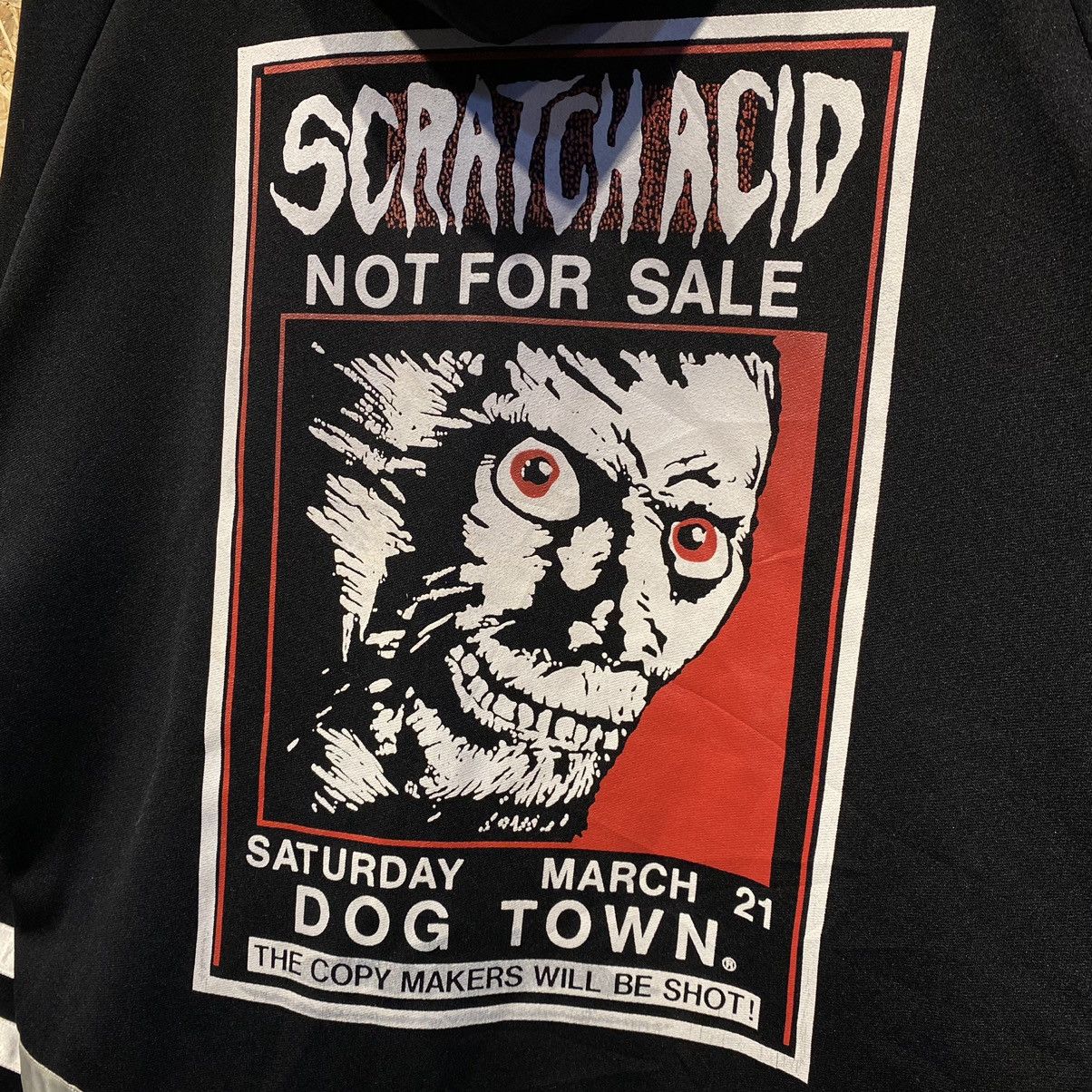 Band Tees × Dogtown × Vintage VINTAGE SUPER RARE‼️Dogtown X Scratch Acid Rock Band Hoodie Size US XL / EU 56 / 4 - 3 Thumbnail