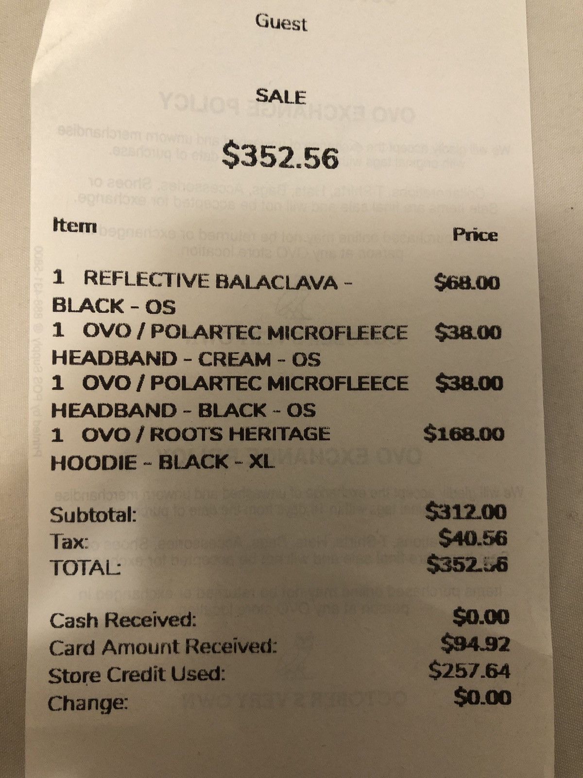Drake OVO x Polartec Microfleece Headband Size ONE SIZE - 6 Thumbnail