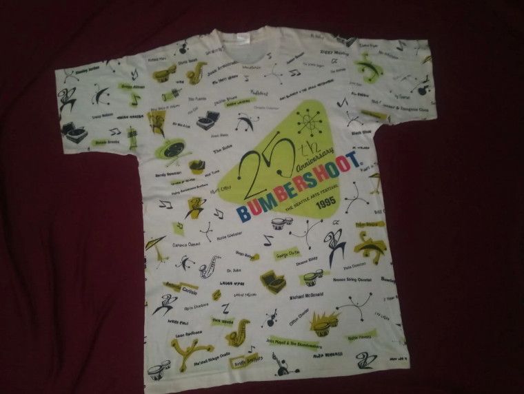 Band Tees VTG 90s Bumbershoot AOP tshirt Lollapalooza Coachella Size US L / EU 52-54 / 3 - 2 Thumbnail
