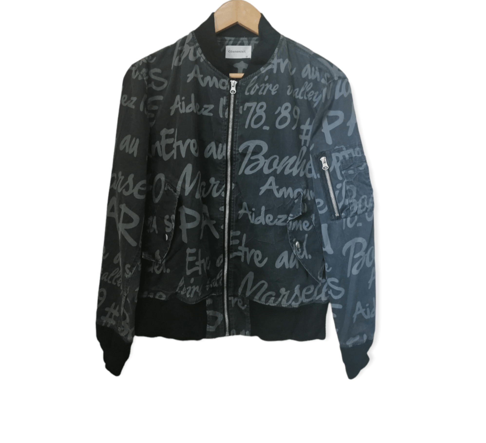 Japanese Brand Glenmist over print bomber jacket Size US M / EU 48-50 / 2 - 1 Thumbnail