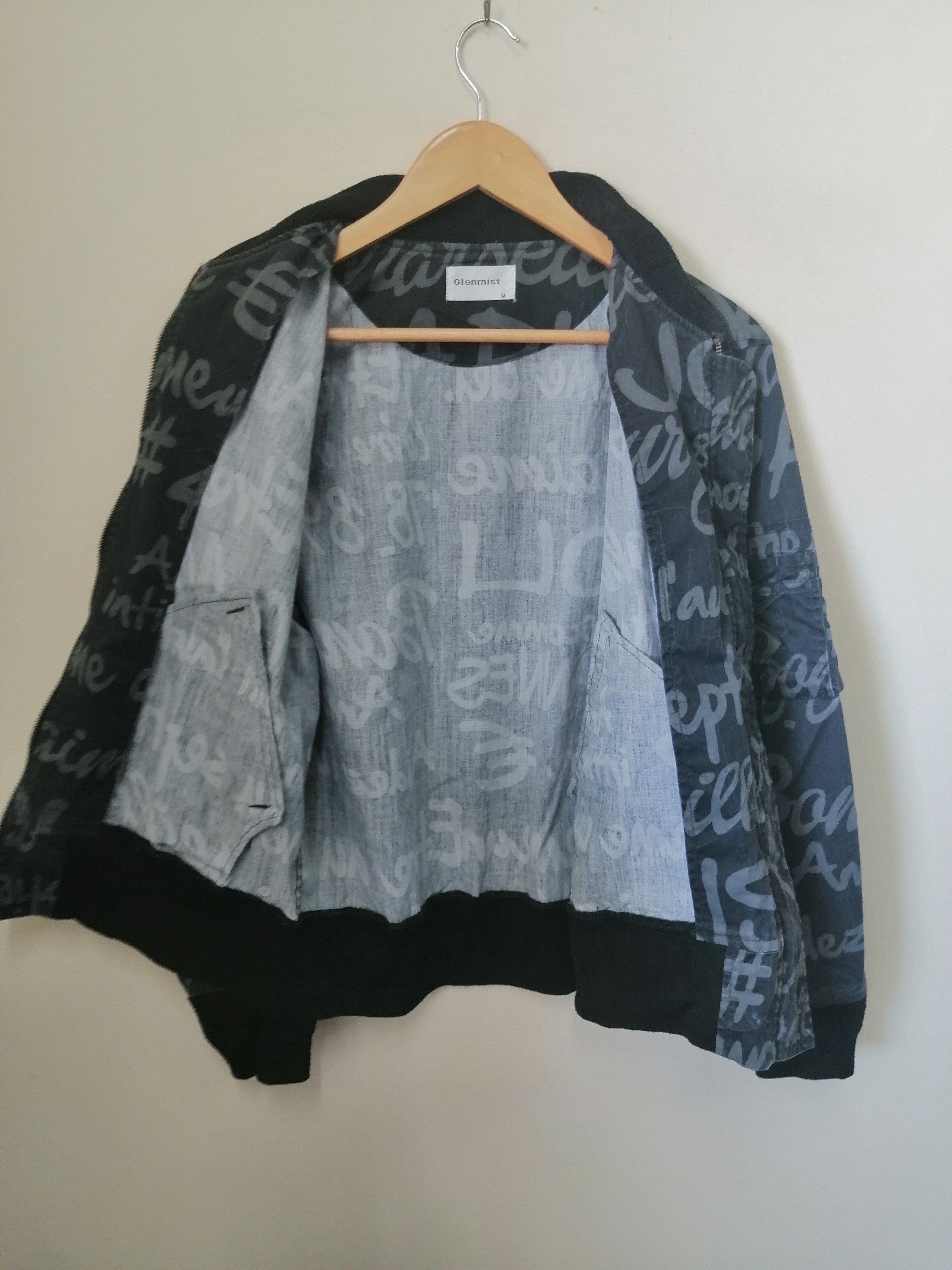 Japanese Brand Glenmist over print bomber jacket Size US M / EU 48-50 / 2 - 3 Thumbnail