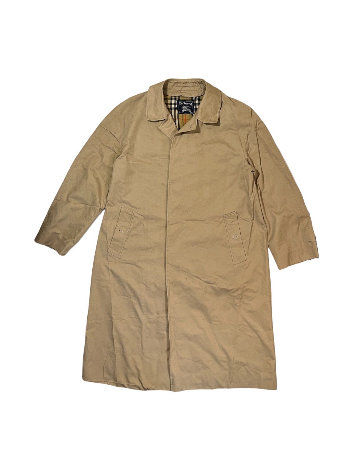 image of Burberry Prorsum Trench Coat in Tan, Men's (Size XL)