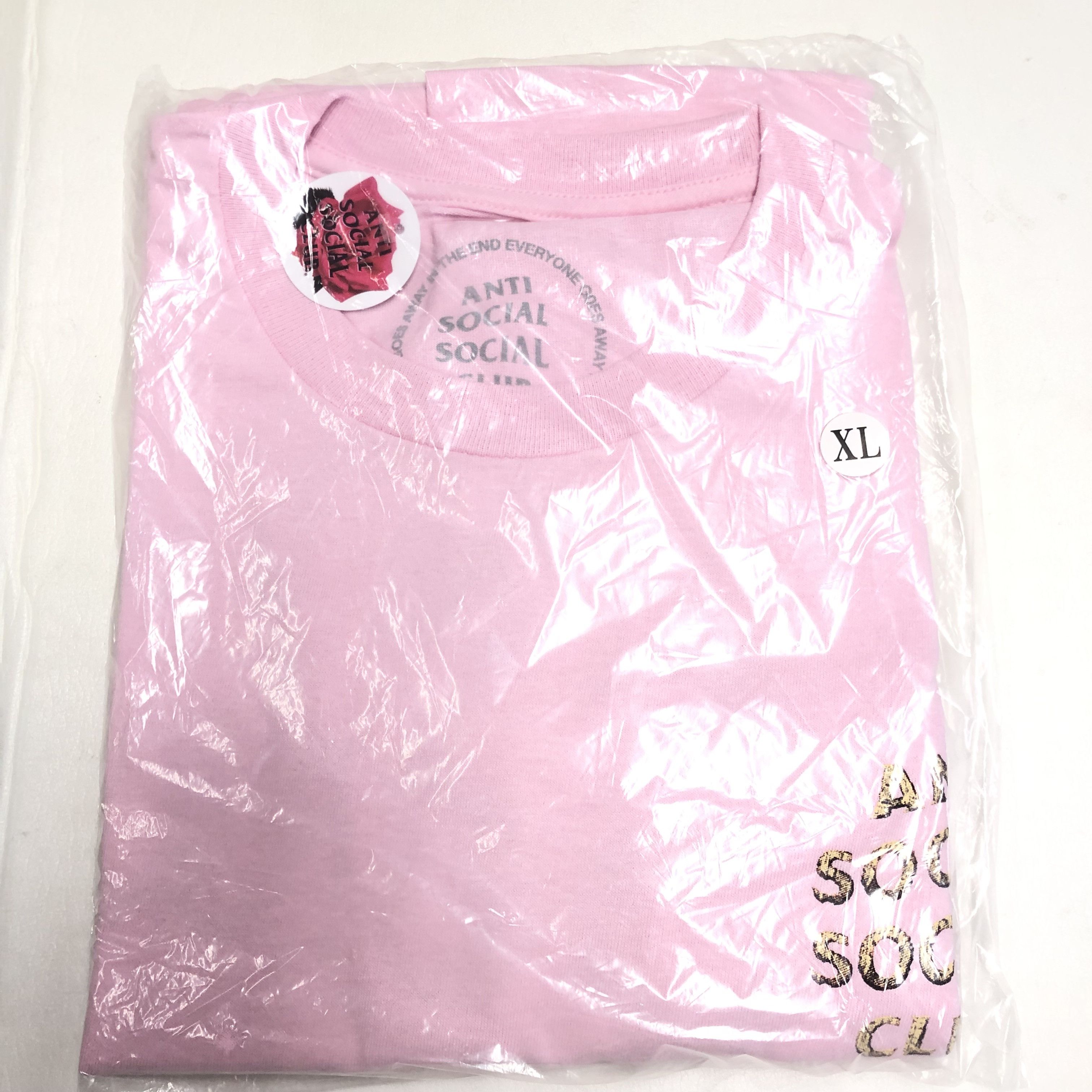 Anti Social Social Club × Members Only DS ASSC Good Wood Pink Tee BAPE KITH KAWS FTP FOG CDG Vlone Size US XL / EU 56 / 4 - 2 Thumbnail