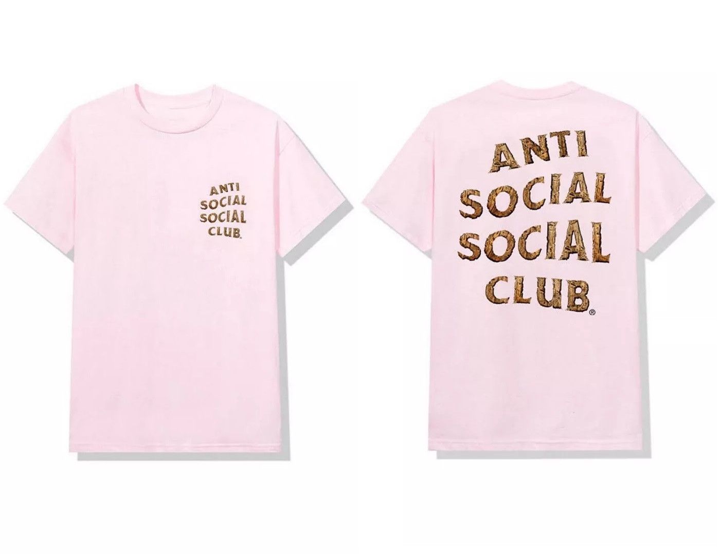 Anti Social Social Club × Members Only DS ASSC Good Wood Pink Tee BAPE KITH KAWS FTP FOG CDG Vlone Size US XL / EU 56 / 4 - 1 Thumbnail