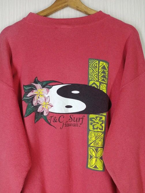 Sun Surf Rare Vintage T&C Surf Hawaii Big Logo Sweatshirt Size US L / EU 52-54 / 3 - 4 Thumbnail